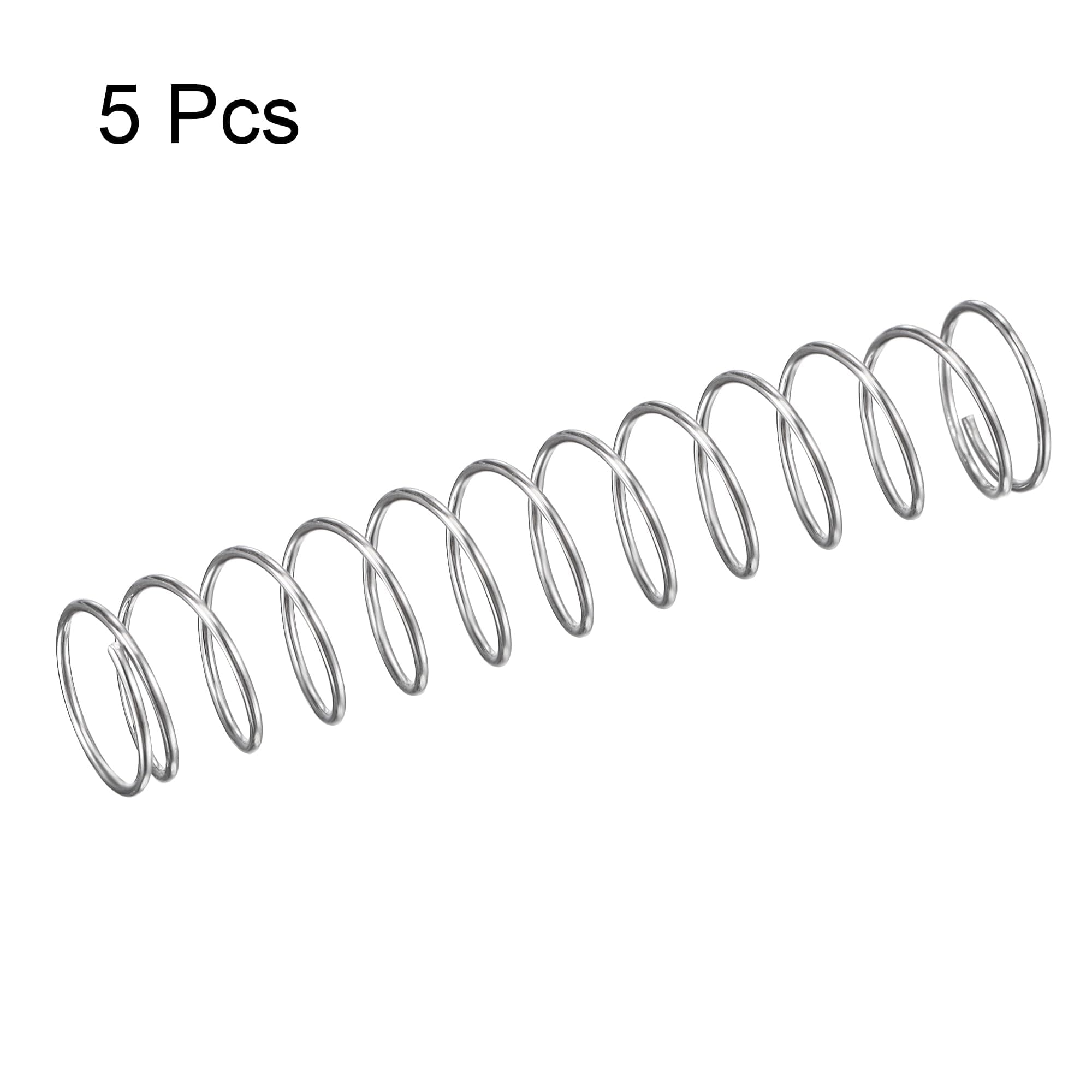 uxcell Compression Spring 10mm OD 0.7mm Wire 50mm Free Length | High Hardness & Elasticity - view 2