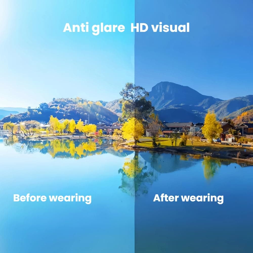 Harlafou Replacement Lenses for Ray-Ban Meta RW4006 RW4008 50mm | Polarized & UV Protected - view 7