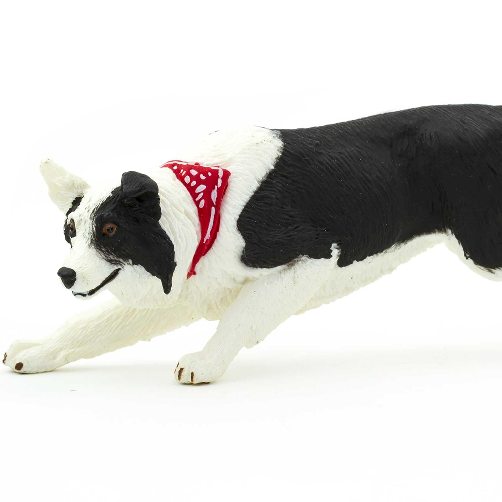 Safari Ltd. Border Collie Toy - 5 Inch Realistic Pet Figure for Kids | Hand-Painted, Safe, Educational - view 6