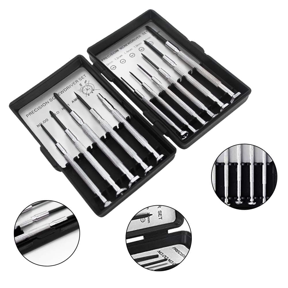 KALIM Mini Precision Screwdriver Set | 11 Sizes for Electronics & Watches, Durable Alloy Steel, Compact Carry Case - view 2