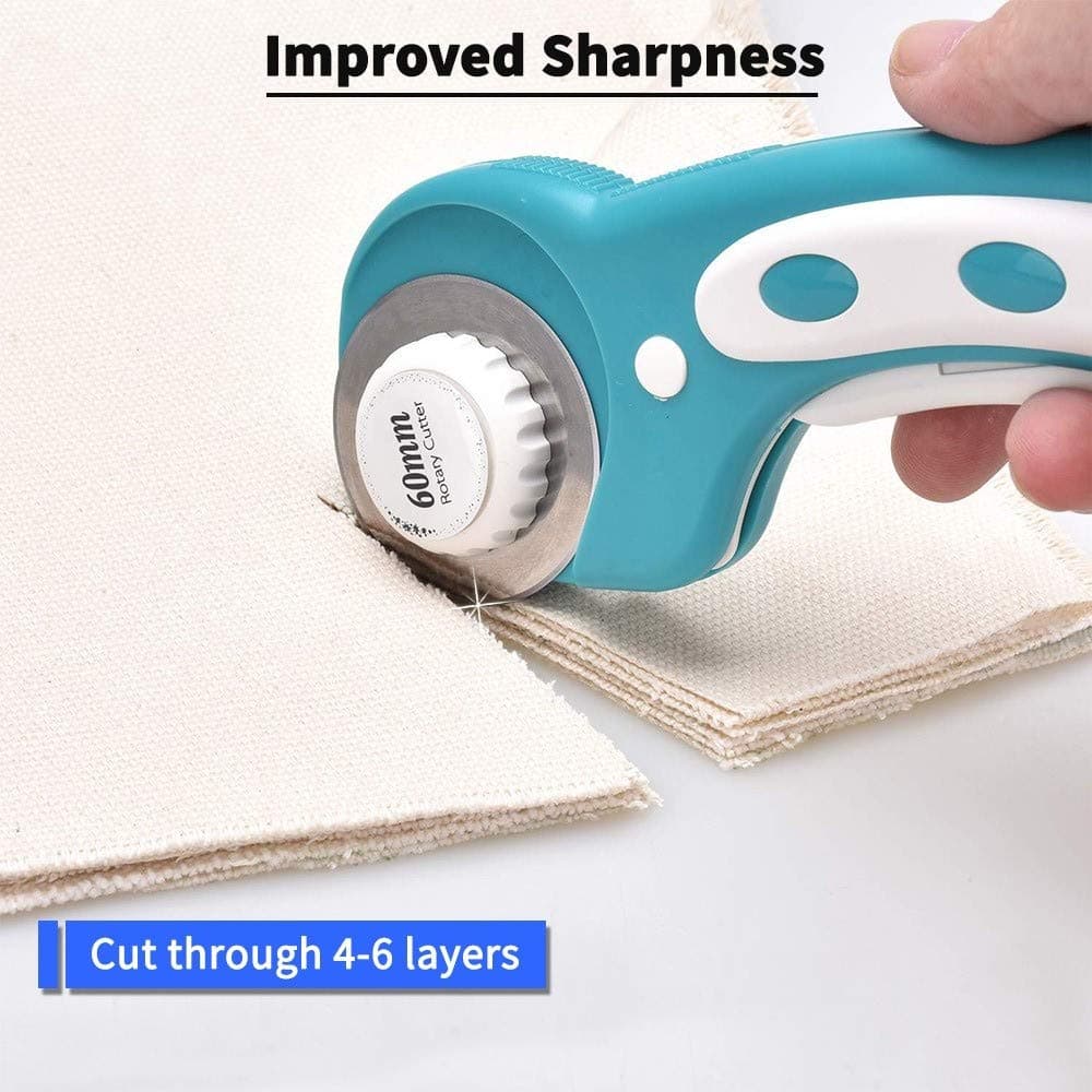 Sopito 60MM Rotary Cutter Blades | Heavy Duty Japanese Steel, Sharp & Compatible with Most Rotary Cutters - view 3