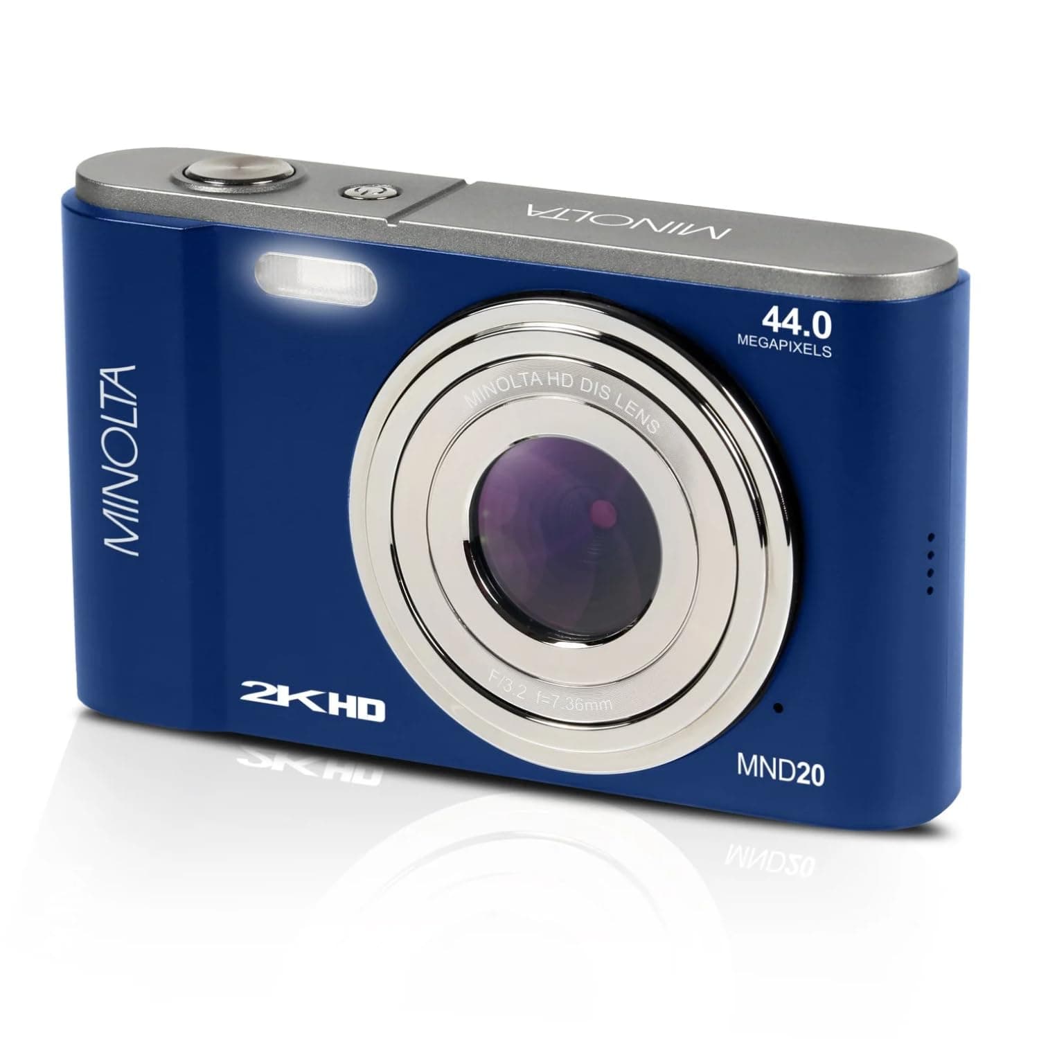 Minolta MND20 44MP Digital Camera 2.7K Ultra HD | Compact, 16X Zoom, 44MP CMOS Sensor - main product image