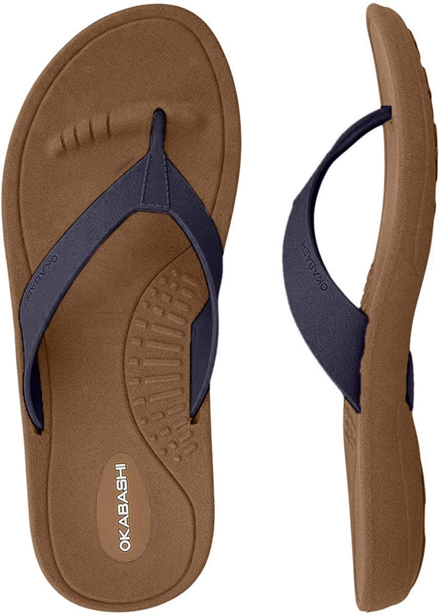 OKABASHI Women's Breeze Flip Flop Sandals 6.5-7.5 | Comfort & Durability - main product image