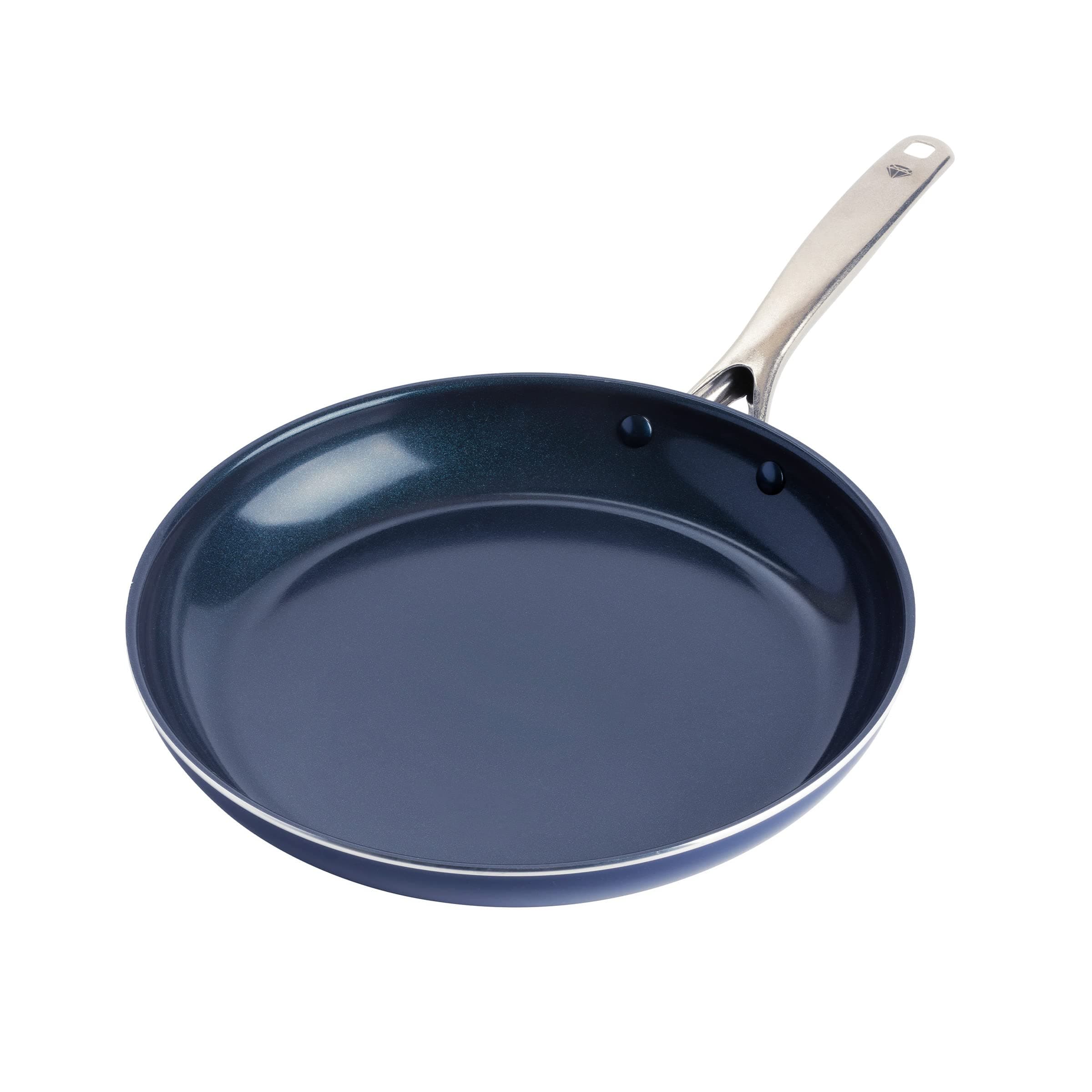 Blue Diamond 12" Diamond Infused Ceramic Nonstick Frying Pan Skillet, Blue | Diamond-Infused Ceramic Coating for Durability - main product image