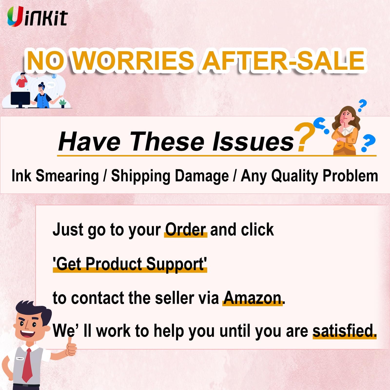 Uinkit Printable Transparency Film 8.5x11 Clear Sheets | High-Quality Inkjet Overhead Projector Film - view 4