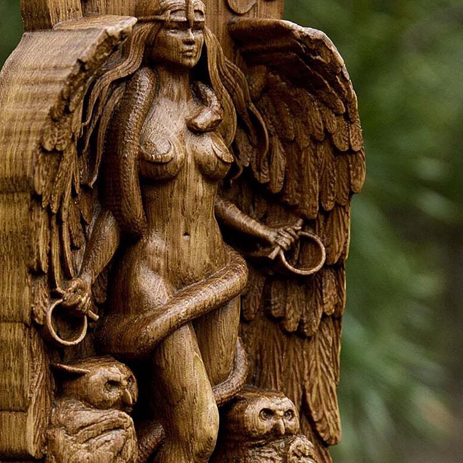 YRDGRG Goddess Statue Lilith 8.66 inch Resin Figurine for Home Garden Art Decor - view 6