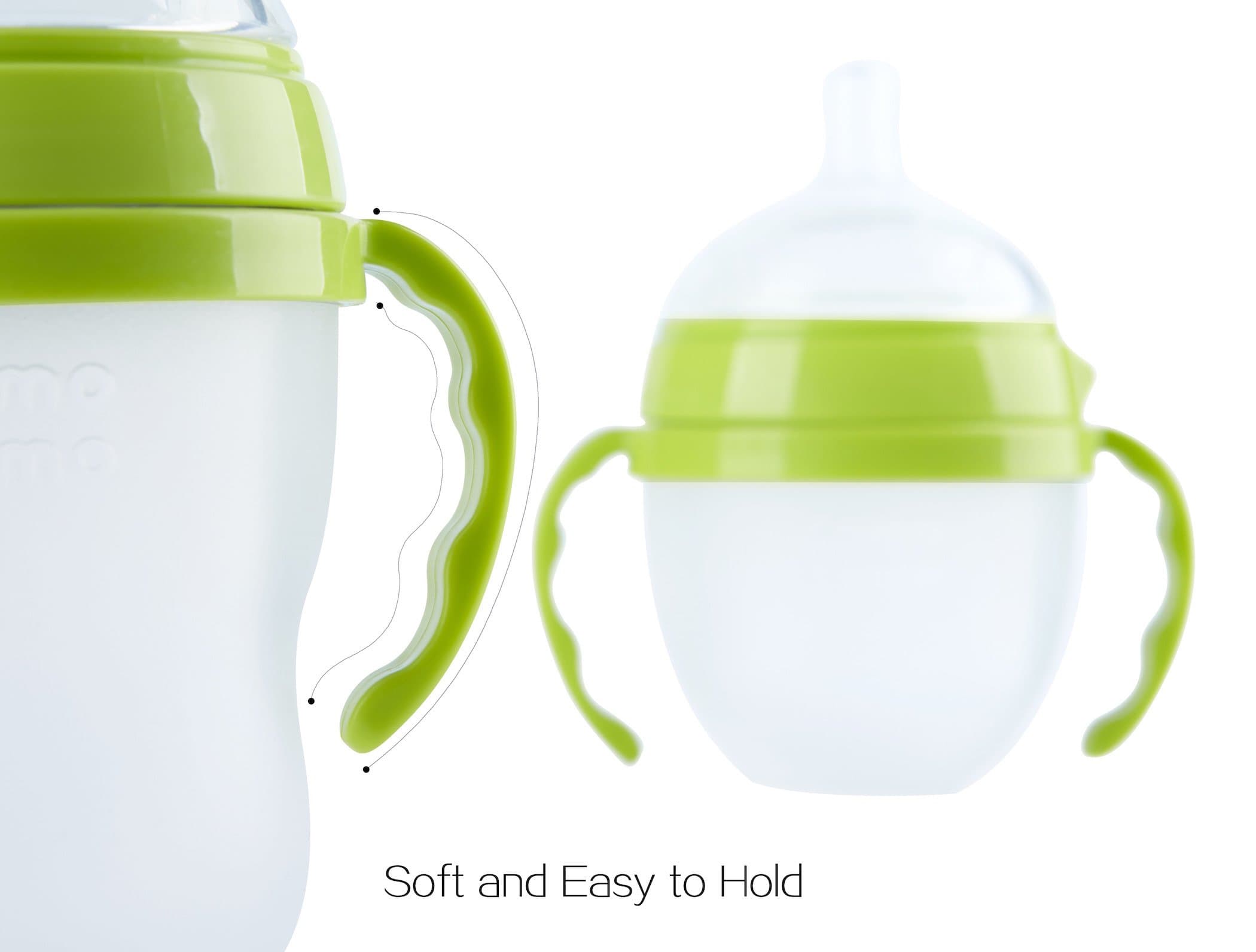 GOLOHO Baby Bottle Handle for Comotomo Bottles 8 oz & 5 oz | Soft Grip, Anti-Slip, Food-Grade Material - view 3