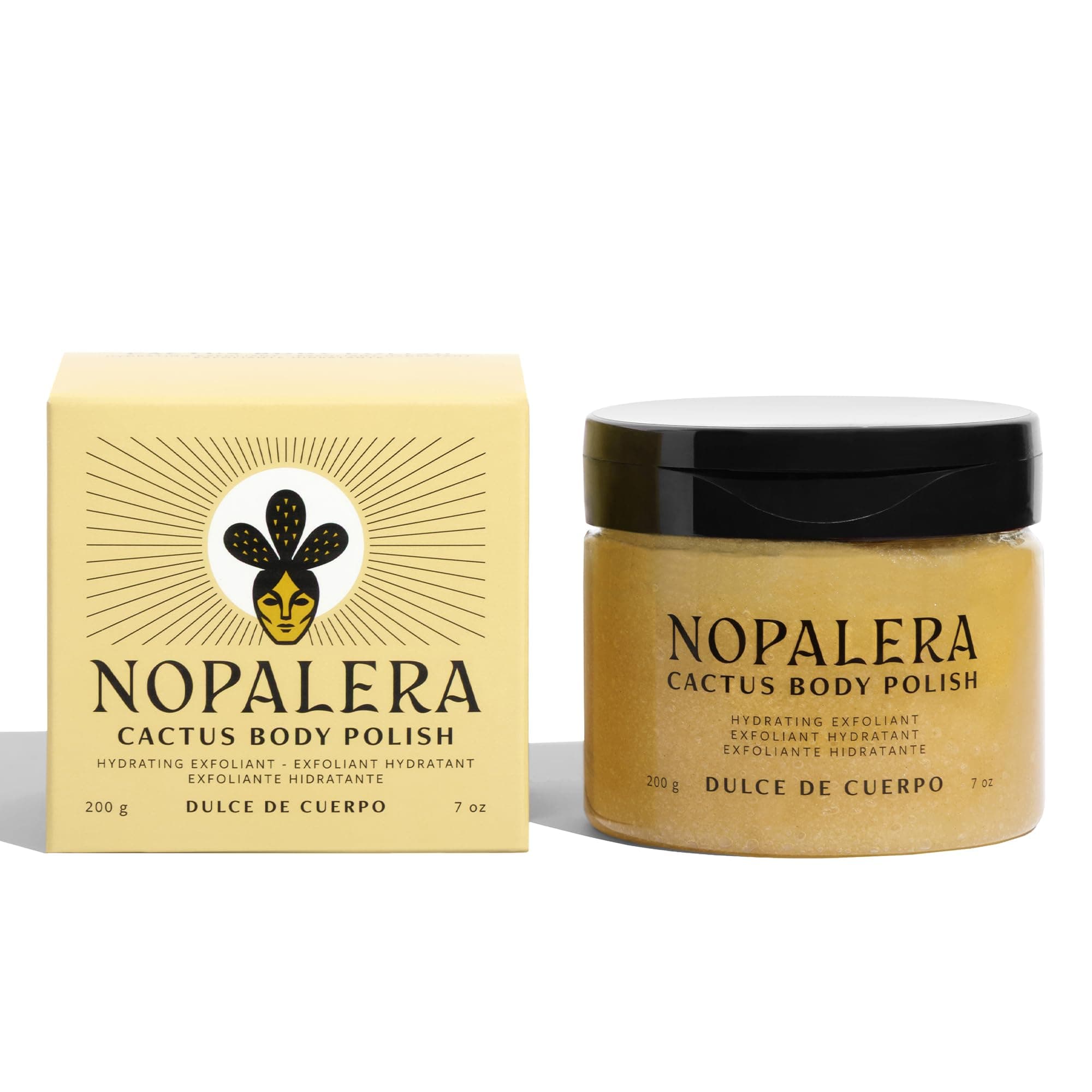 Nopalera Cactus Body Scrub and Exfoliator Dulce De Cuerpo 7 oz | Hydrating, Gentle & Vegan - main product image
