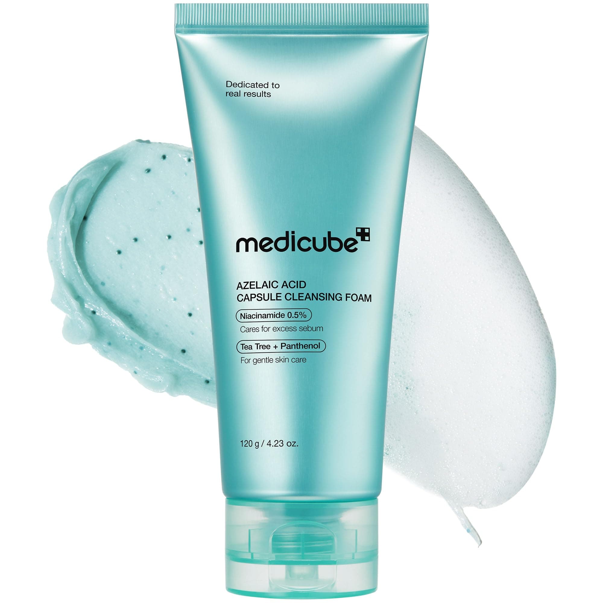 medicube Azelaic Acid Capsule Foam Cleanser For Troubled Skin | Soothing Daily Cleanser with Niacinamide & Glycerin, 125 ml (4.23 oz) - main product image