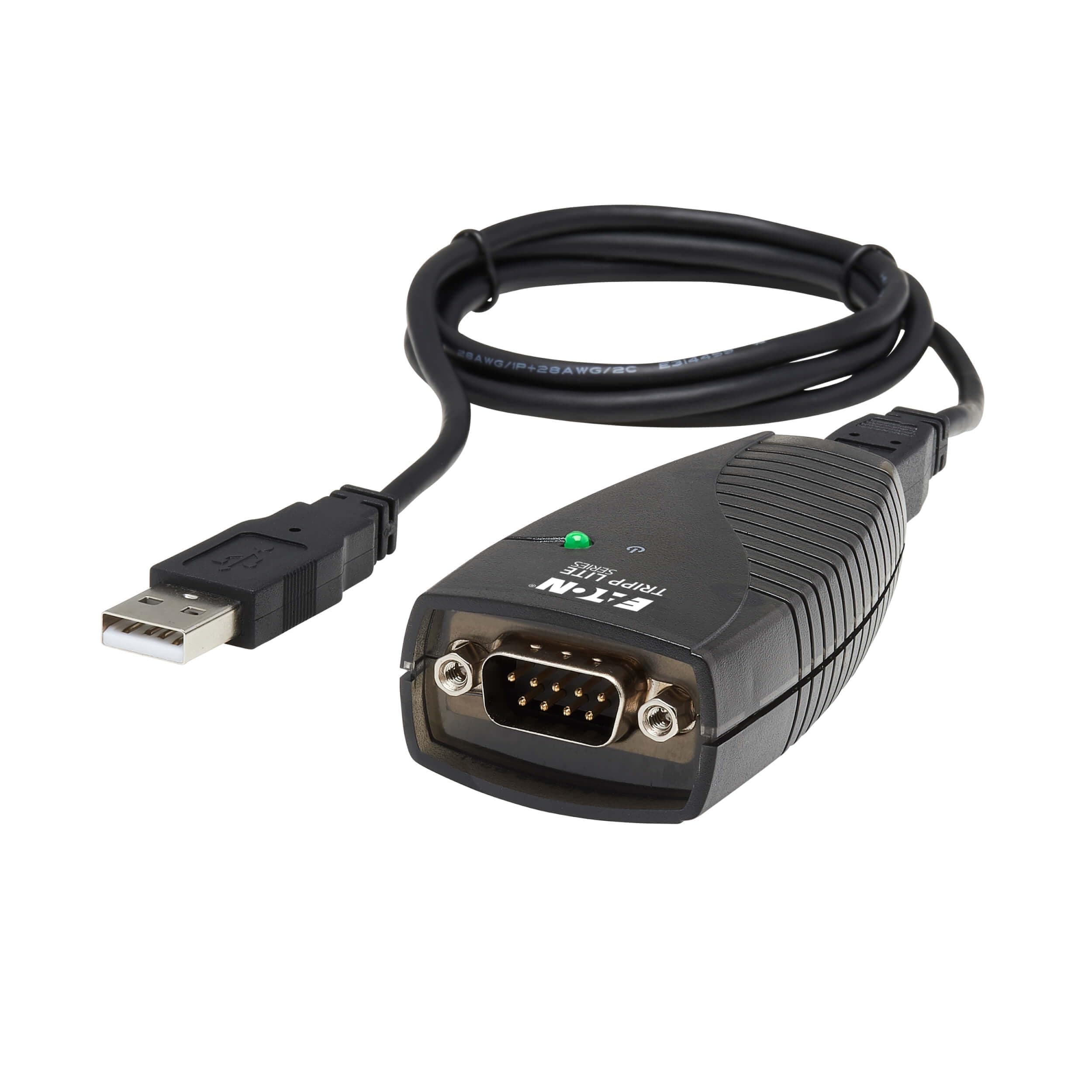 TRIPP LITE Keyspan High-Speed USB to Serial Adapter | USB-A to DB9 RS232 Male, 3 ft / 0.91 m, Windows & Mac Compatible - view 3