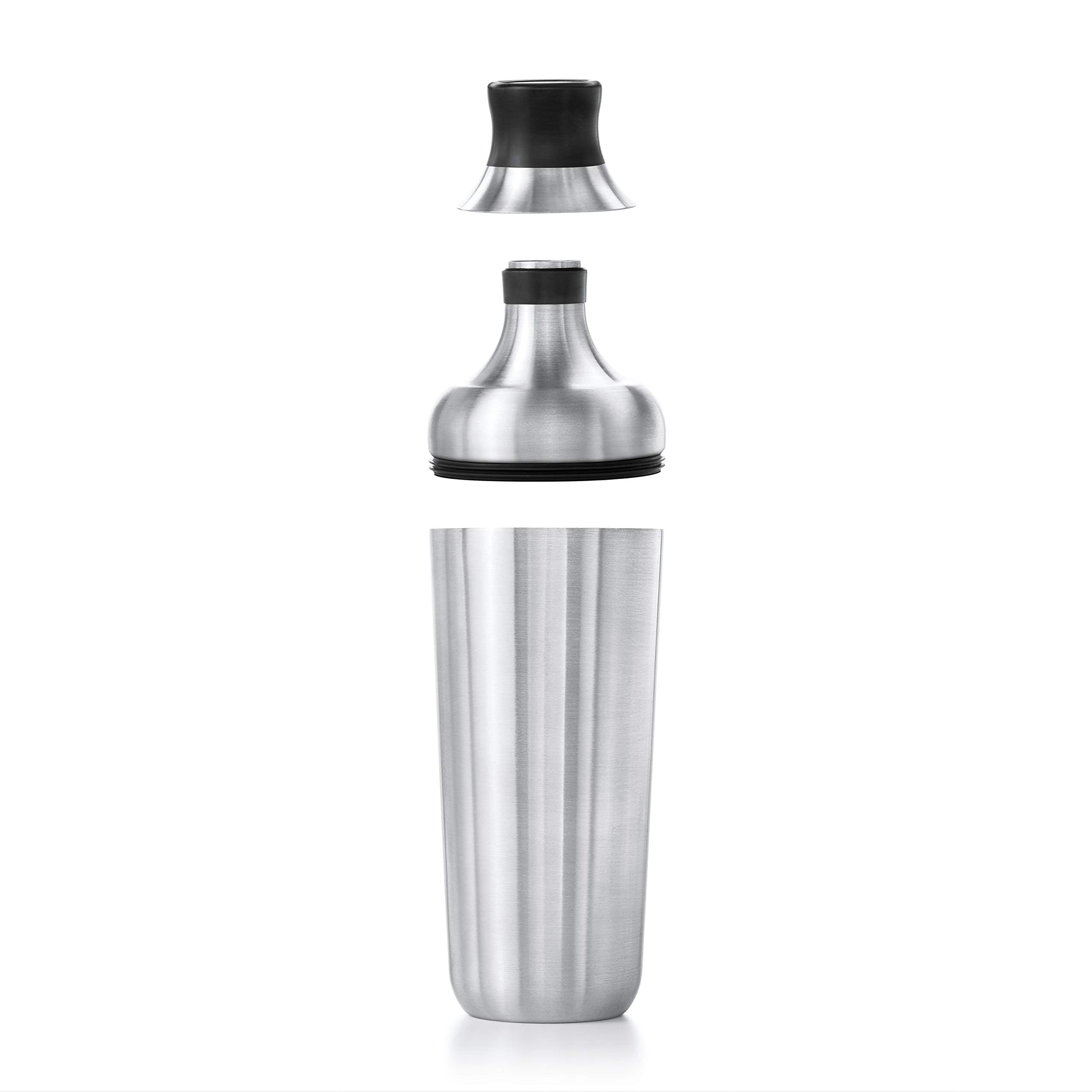 OXO SteeL Cocktail Shaker 24 oz & Double Jigger | Leak-Proof Stainless Steel Bar Set - view 2