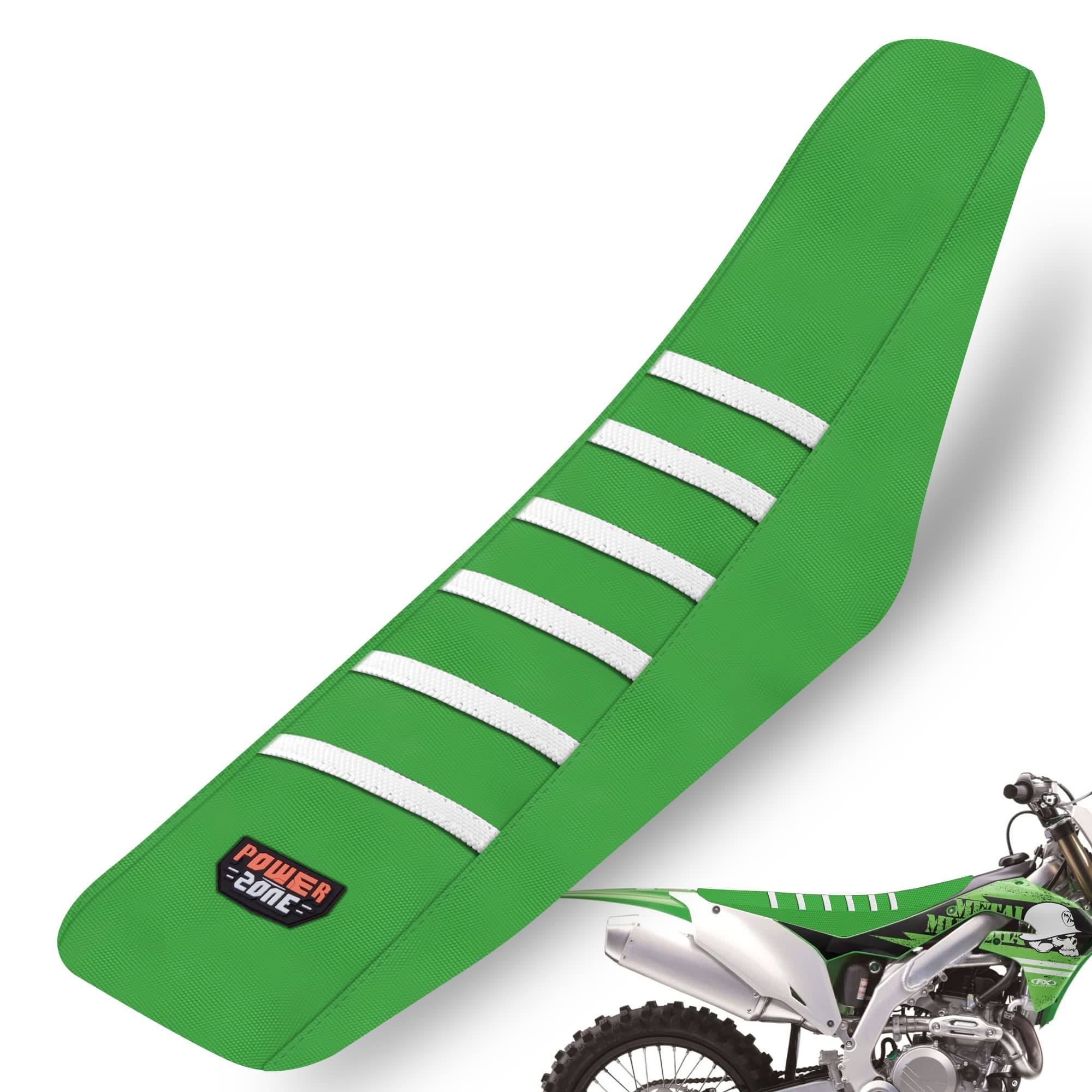 fewfuss Dirt Bike Seat Cover - Green Universal Seat Cover for Motorcycle Enduro | Waterproof & Thick - main product image