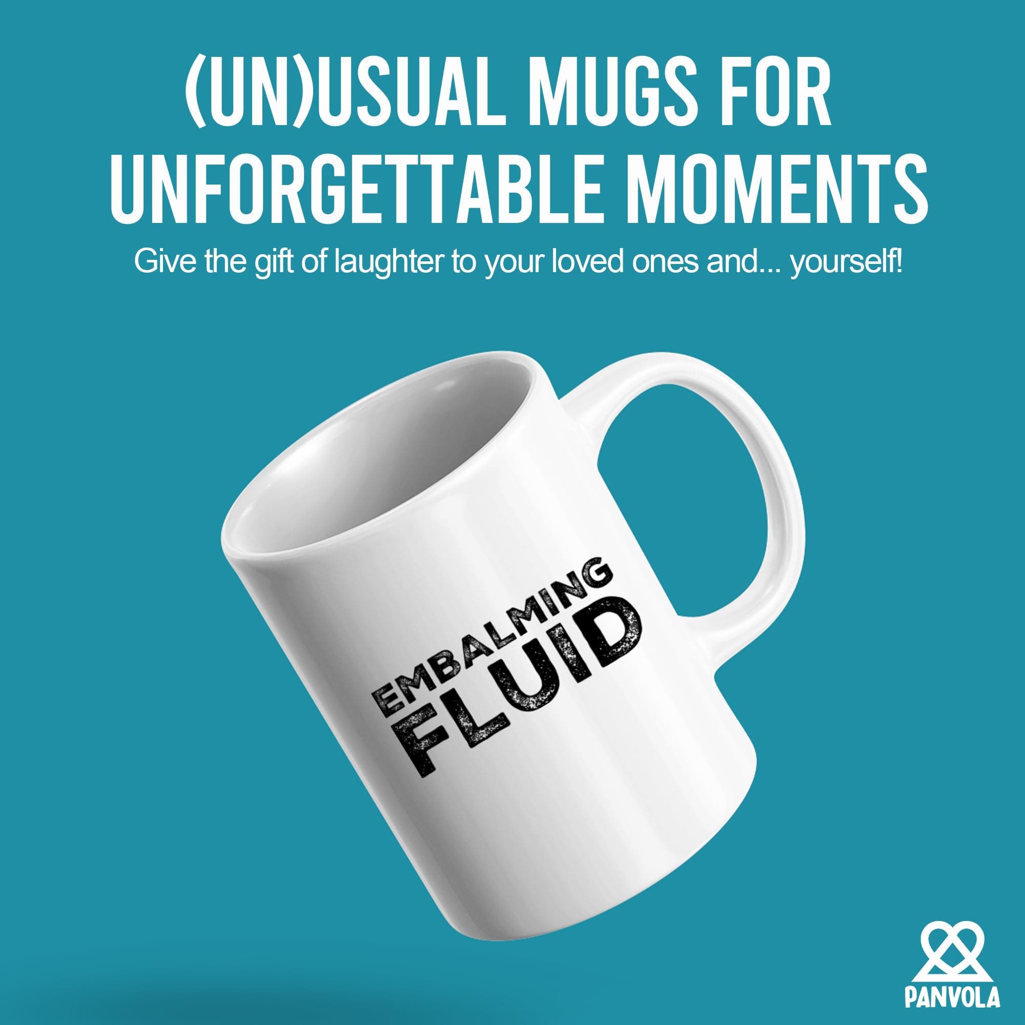 Panvola Embalming Fluid Mortician Gifts Mug 11oz White | Humorous Funeral Gift - view 2