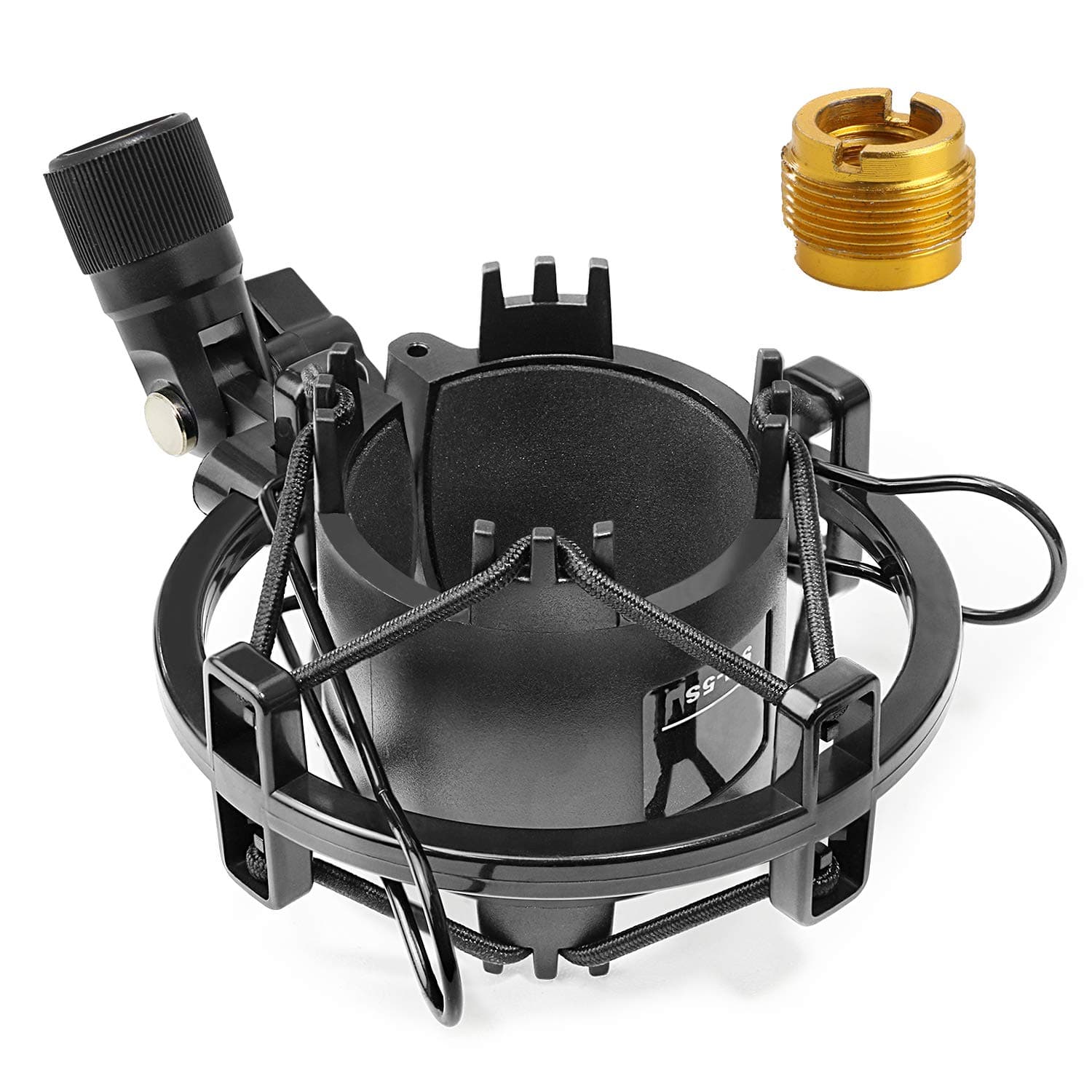 SUNMON Shock Mount for Microphones 1.9"-2.0" | Vibration Noise Reduction for Audio Technica AT2020 - main product image