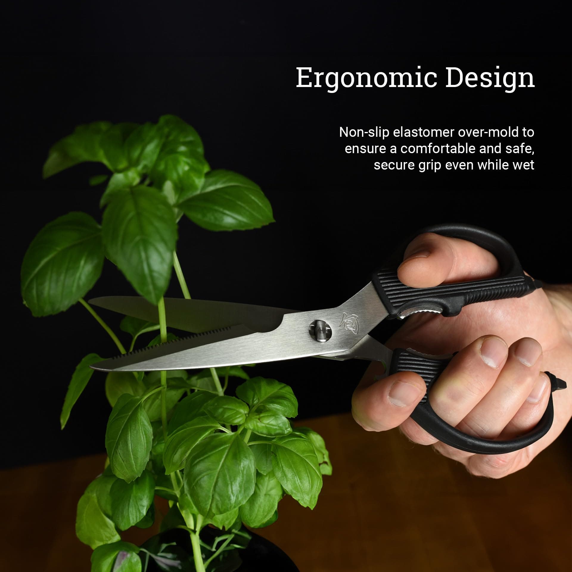 Shun Multi Purpose Kitchen Shears | Durable 3.5 Inch Stainless Steel Blades, Detachable for Easy Cleaning - view 4