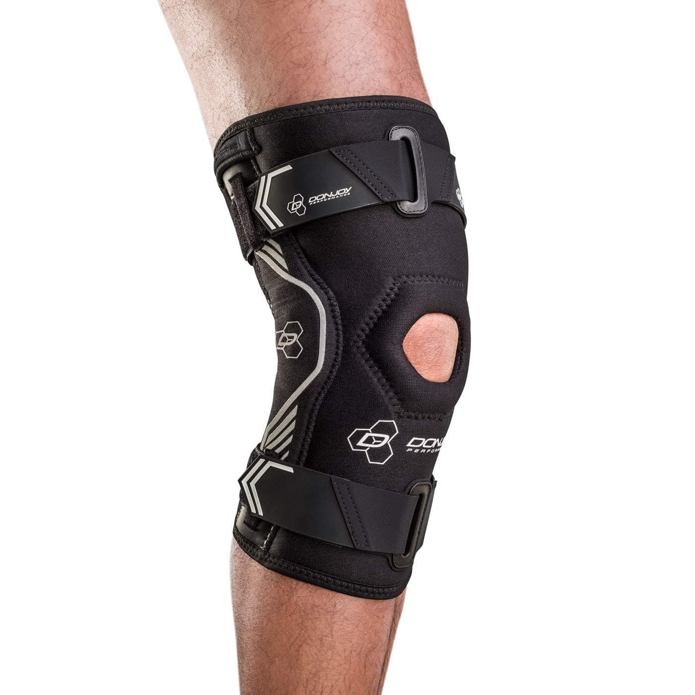 DonJoy Performance Bionic Drytex Hinged Knee Sleeve for Ligament Protection, Knee Instability, Sprains & Injuries - Open-Patella Design for Athletes and Active Users, X-Large - view 2