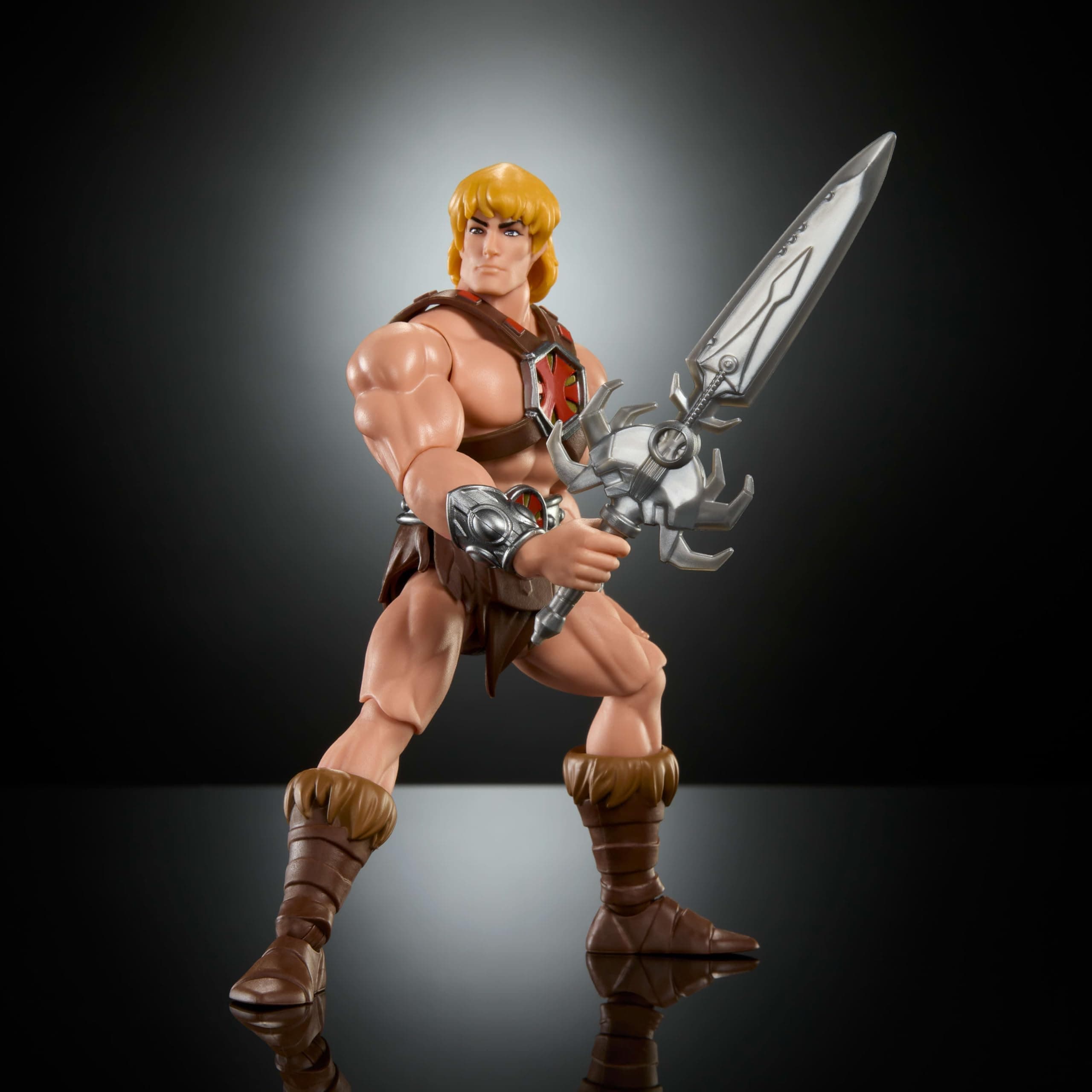 Masters of the Universe Origins 200X He-Man Action Figure 5.5-Inch | Retro Style & Modern Posability - view 4