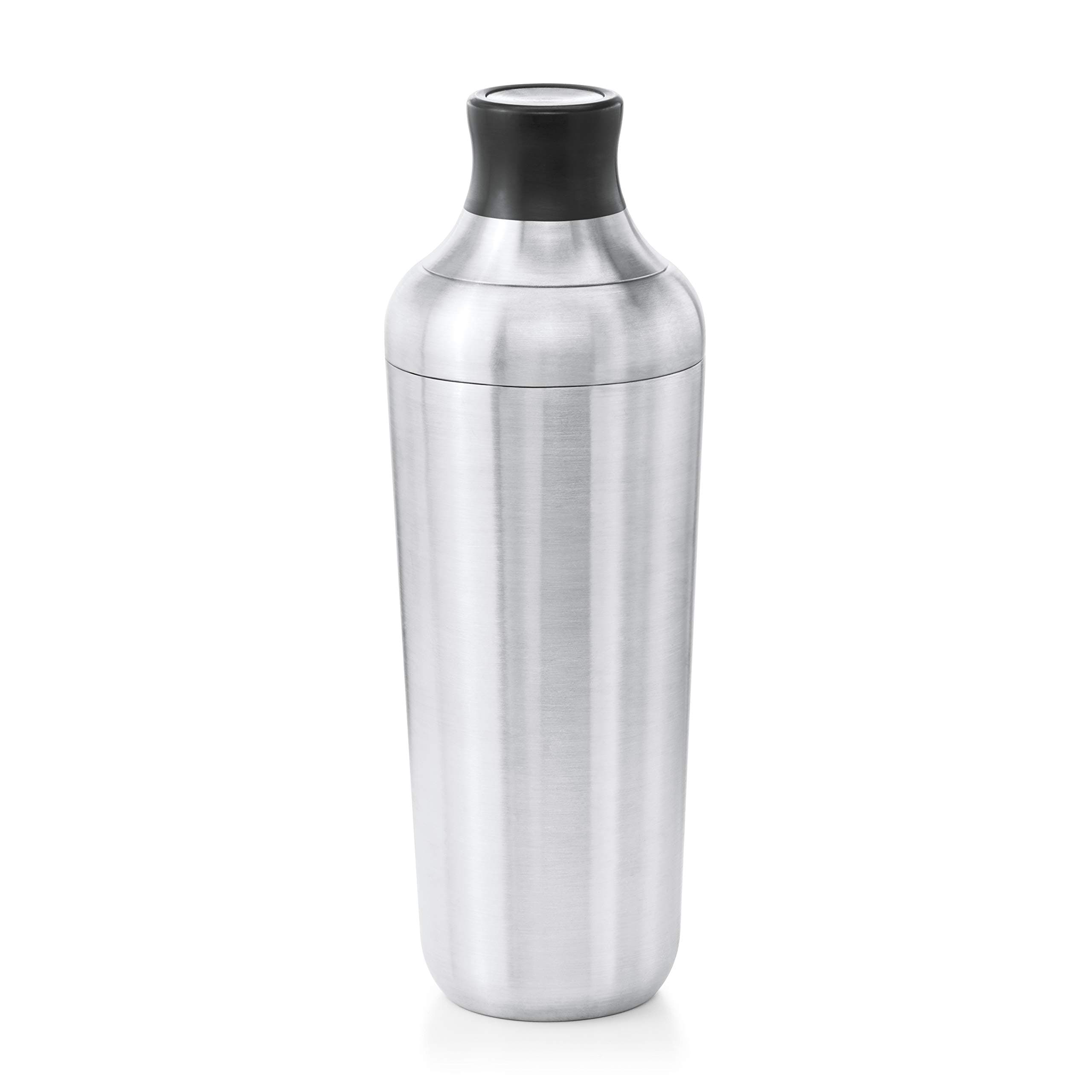 OXO SteeL Cocktail Shaker 24 oz & Double Jigger | Leak-Proof Stainless Steel Bar Set