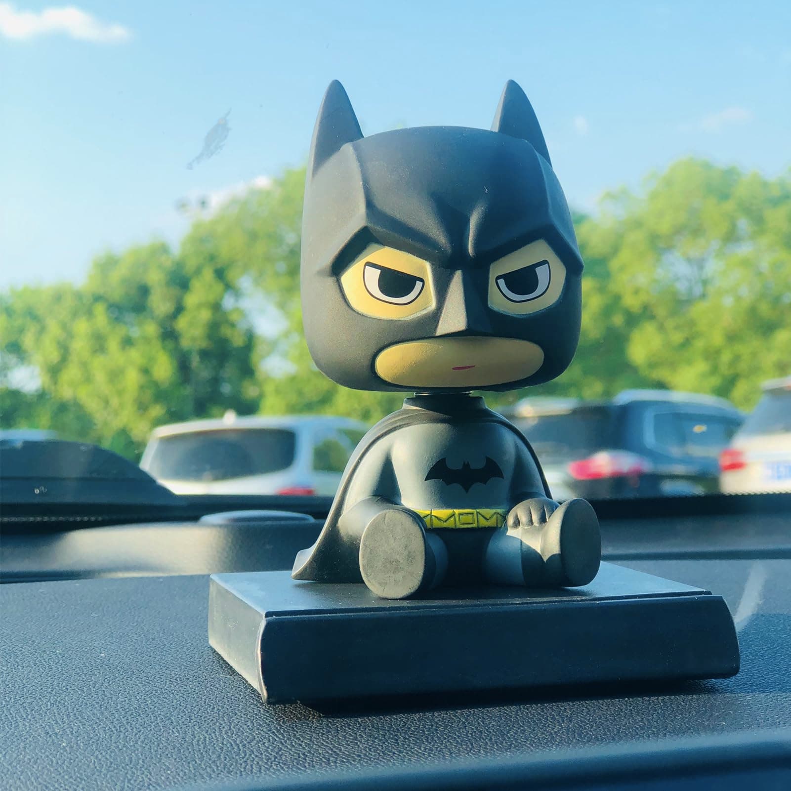 ITUBLE Cartoon Bobblehead Car Dashboard Decor 1 Count | Cute Anime Car Accessory with Phone Holder - view 2