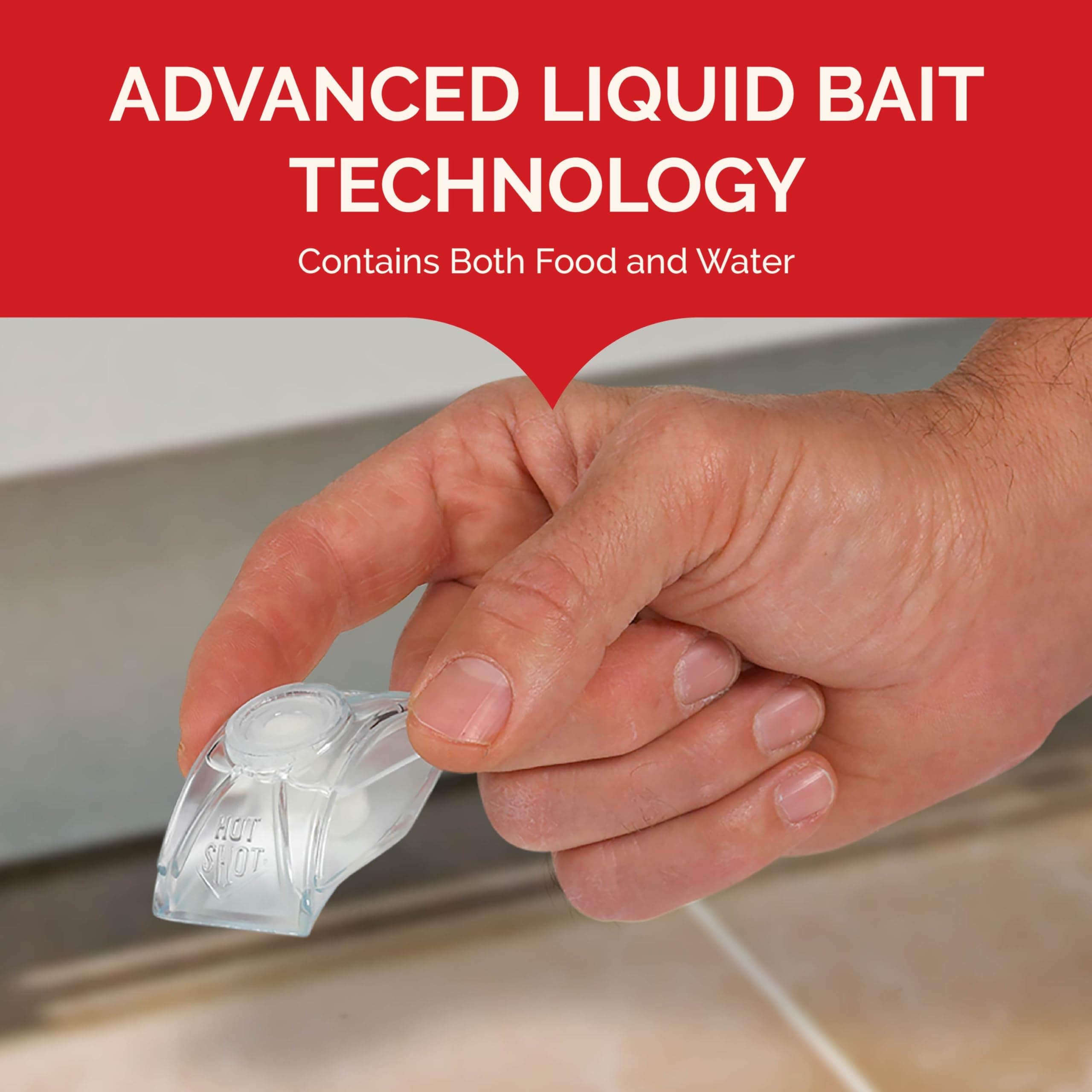 Hot Shot Ultra Liquid Ant Bait 4 Count | Kills Queen & Colony in 24 Hours - view 2