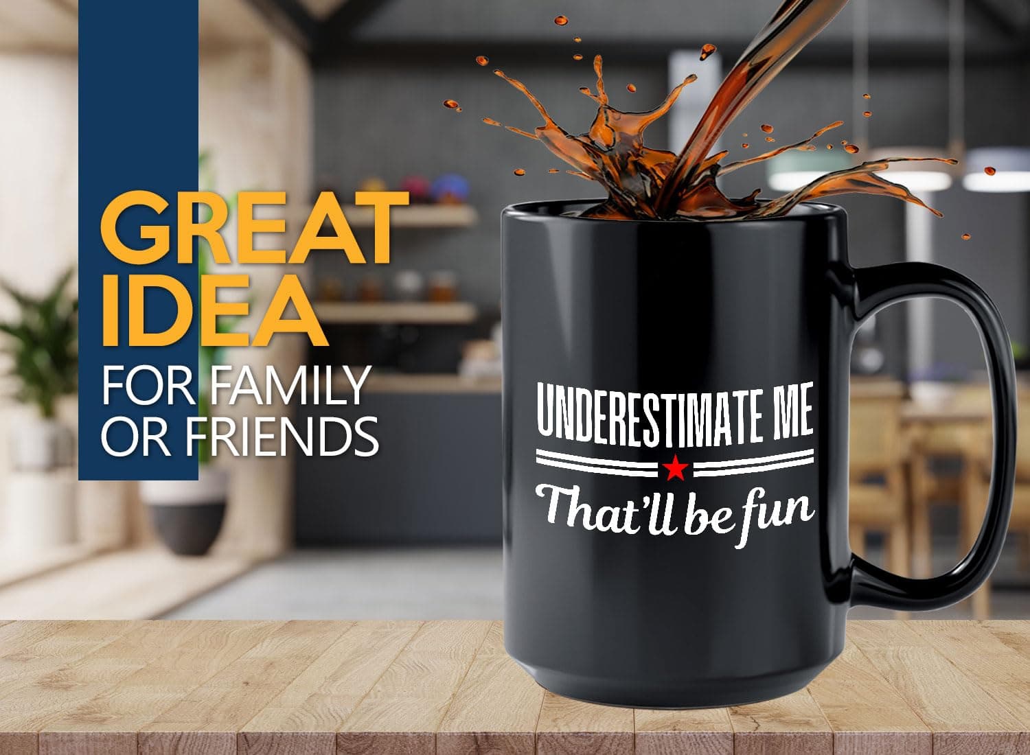 Bubble Hugs Proud Coffee Mug 15 oz Black | Funny Introvert Joke for Bookworms - view 6