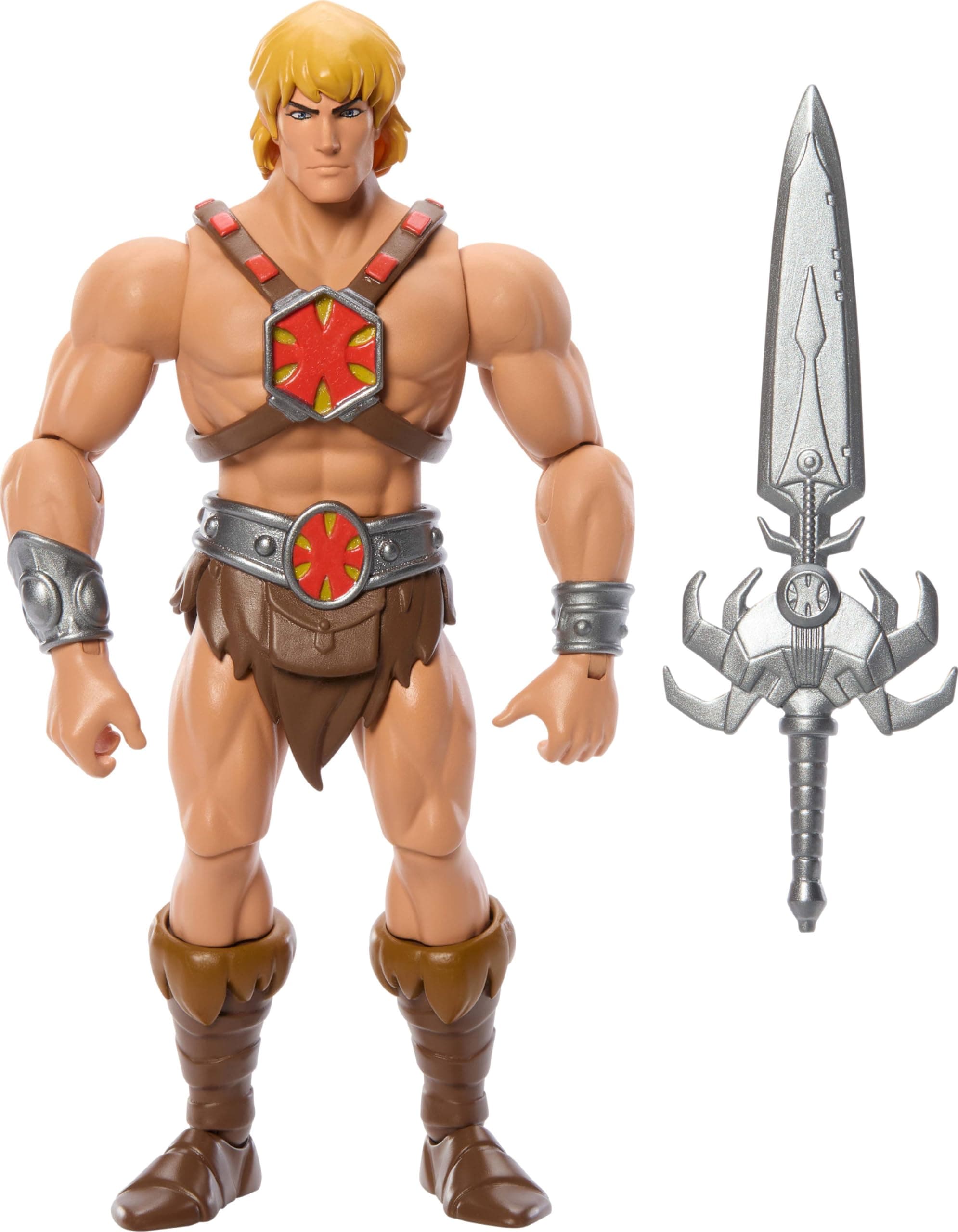 Masters of the Universe Origins 200X He-Man Action Figure 5.5-Inch | Retro Style & Modern Posability