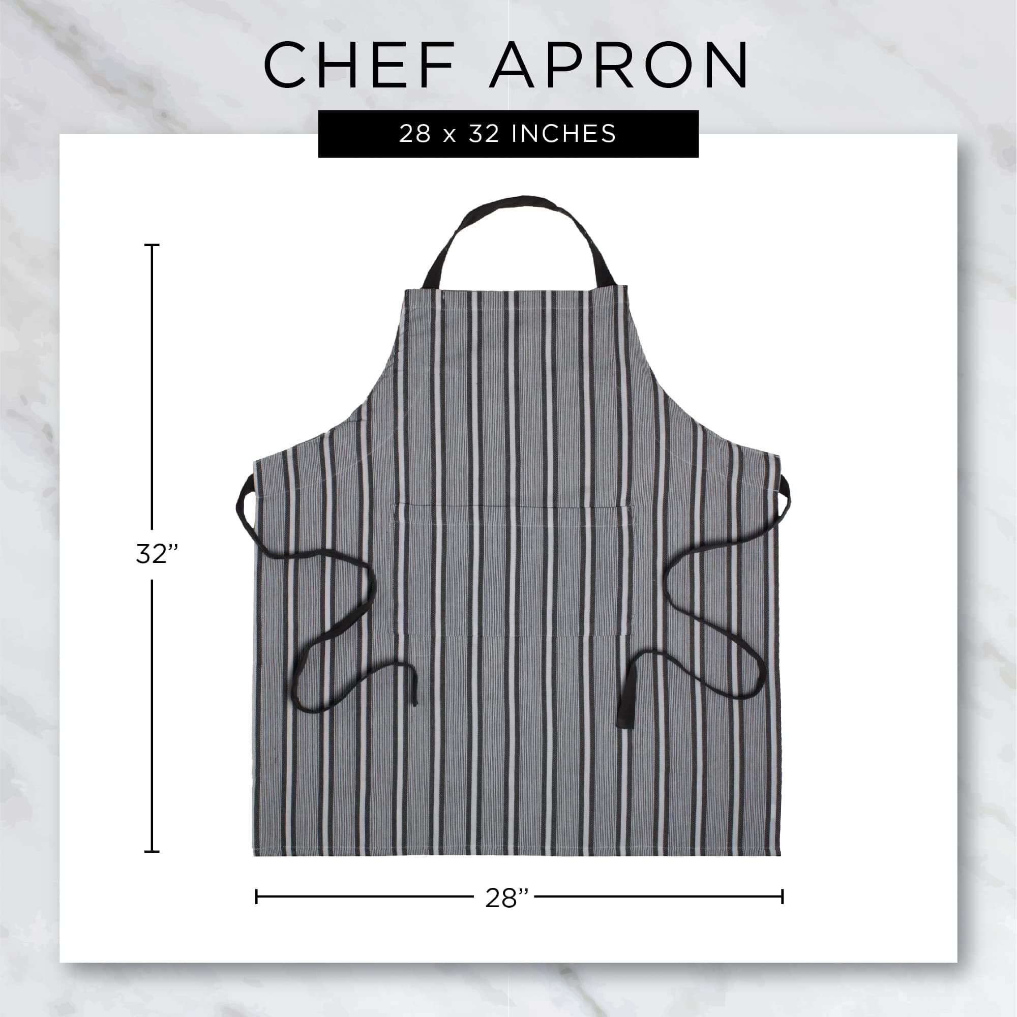 DII Happy Halloween Collection Goth Style Spooky Kitchen Apron, One Size, Gold Skull | Festive Halloween Apron for Men & Women - view 8