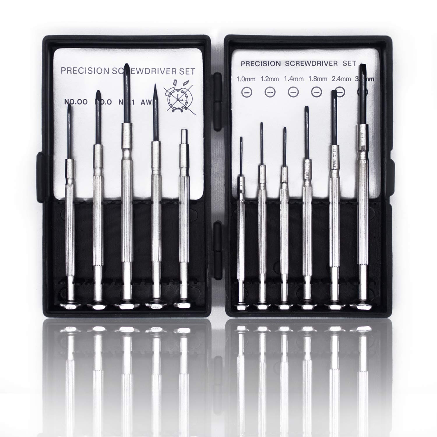 KALIM Mini Precision Screwdriver Set | 11 Sizes for Electronics & Watches, Durable Alloy Steel, Compact Carry Case