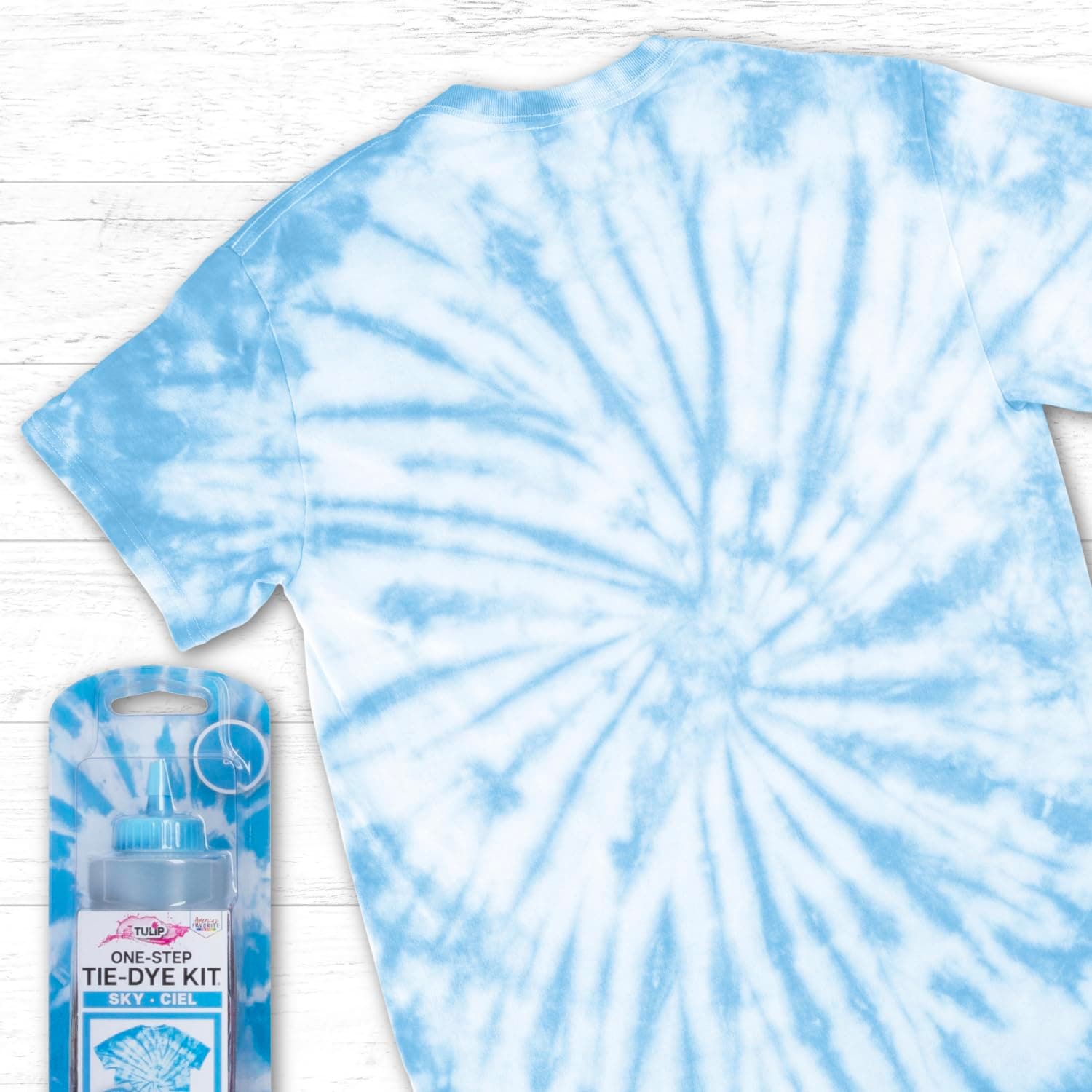 TULIP One-Step Tie-Dye Kit, Sky, 4 fl oz | Vibrant, Natural Fiber Safe, Easy & Washable - view 3