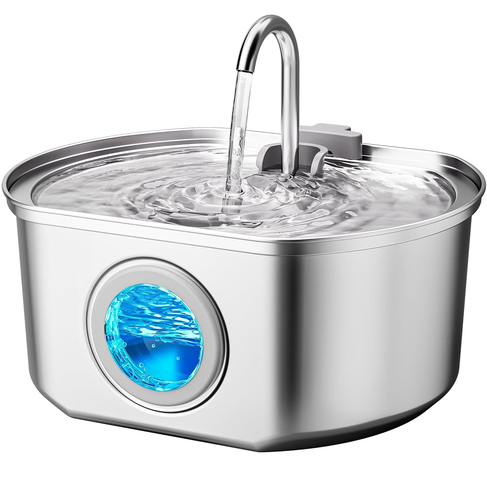 Neareal Cat Water Fountain Stainless Steel 3.2L | Quiet, Durable & Easy to Refill