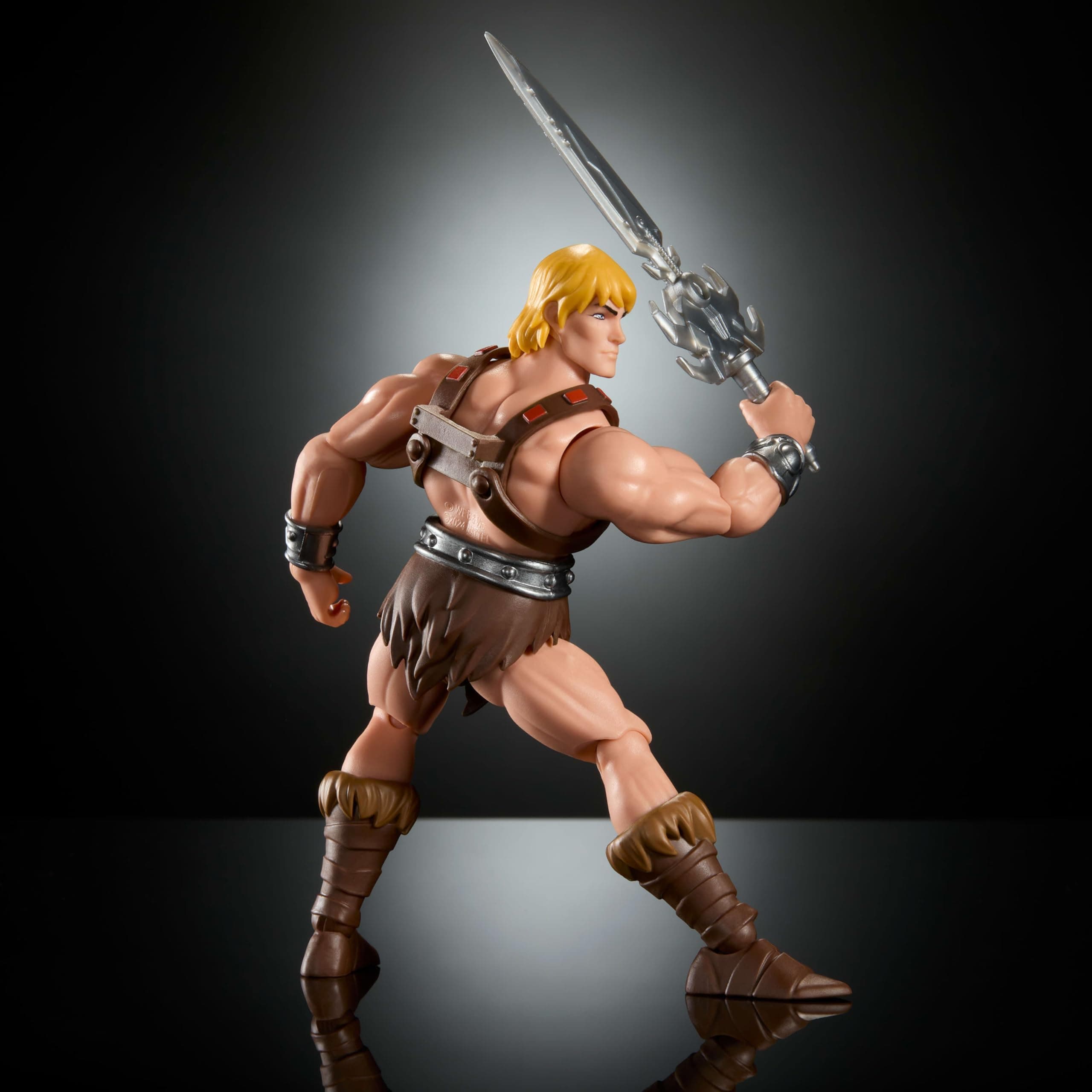 Masters of the Universe Origins 200X He-Man Action Figure 5.5-Inch | Retro Style & Modern Posability - view 6