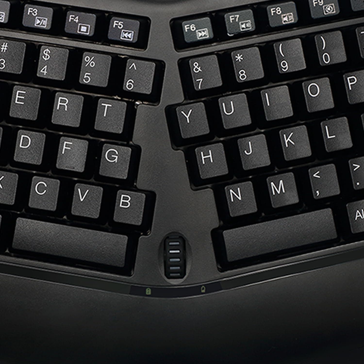 Adesso WKB-1150CB Tru-Form Wireless Ergonomic Mini Keyboard & Mouse Combo | Compact, Vertical Design for Comfort - view 3