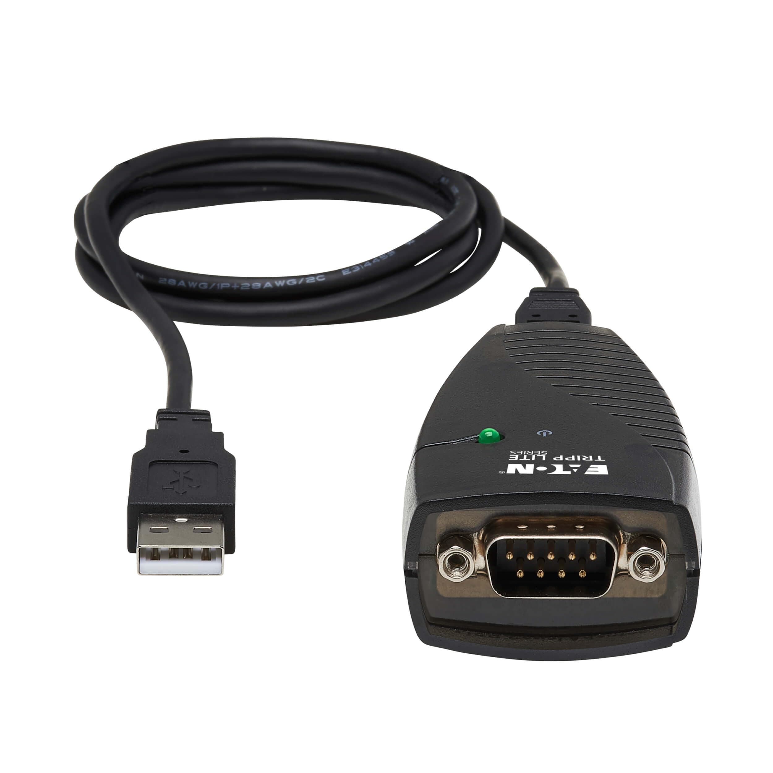 TRIPP LITE Keyspan High-Speed USB to Serial Adapter | USB-A to DB9 RS232 Male, 3 ft / 0.91 m, Windows & Mac Compatible - view 4