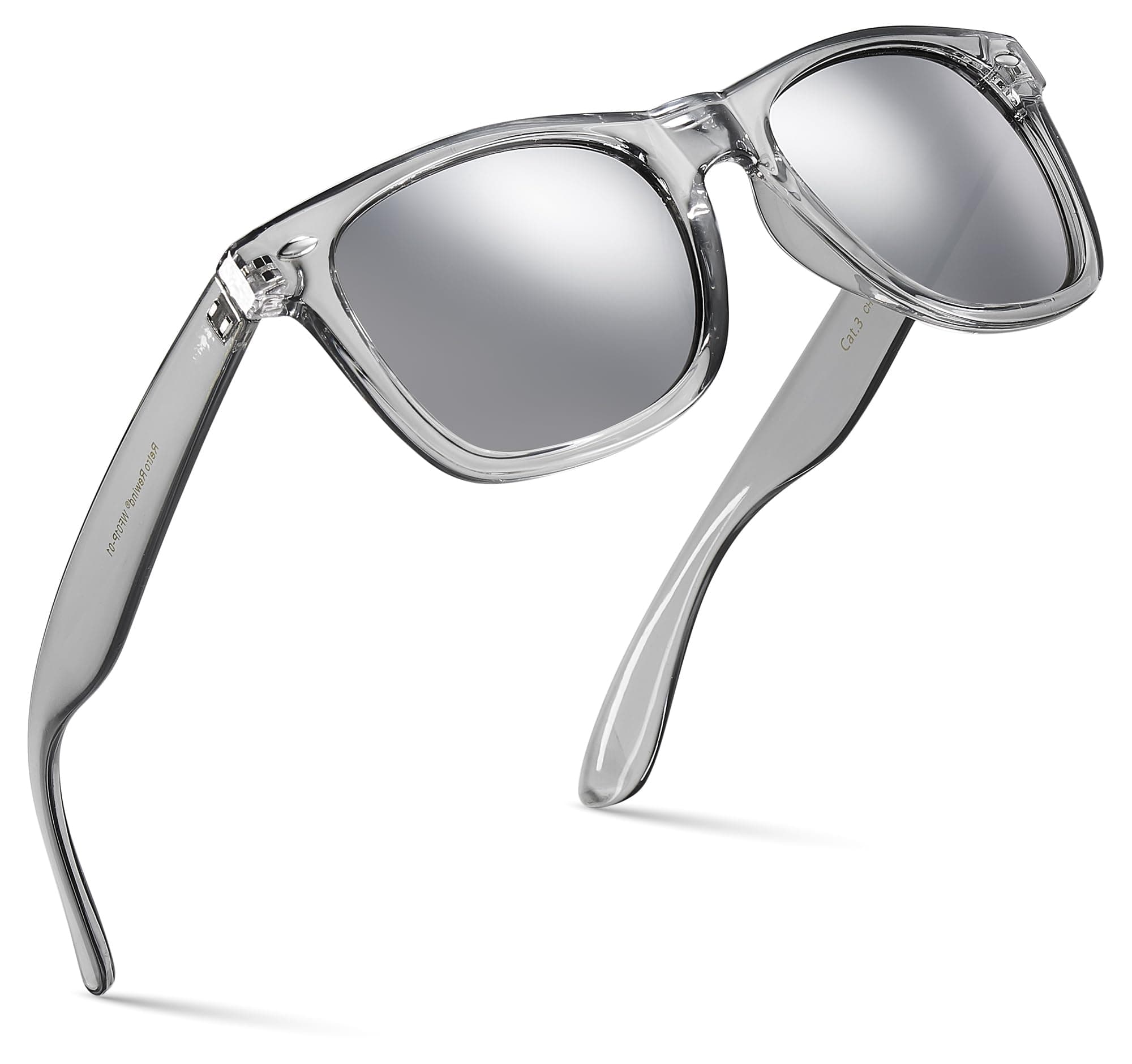 Retro Rewind Colorful Trendy 80s Mirrored Sunglasses for Women Men UV400 - main product image