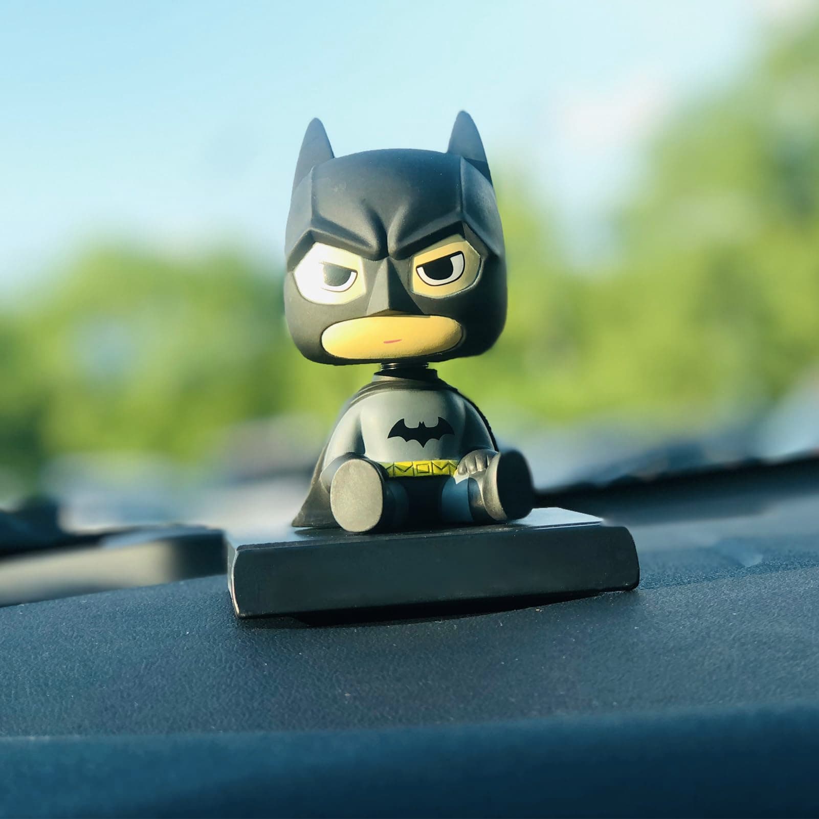 ITUBLE Cartoon Bobblehead Car Dashboard Decor 1 Count | Cute Anime Car Accessory with Phone Holder - view 5
