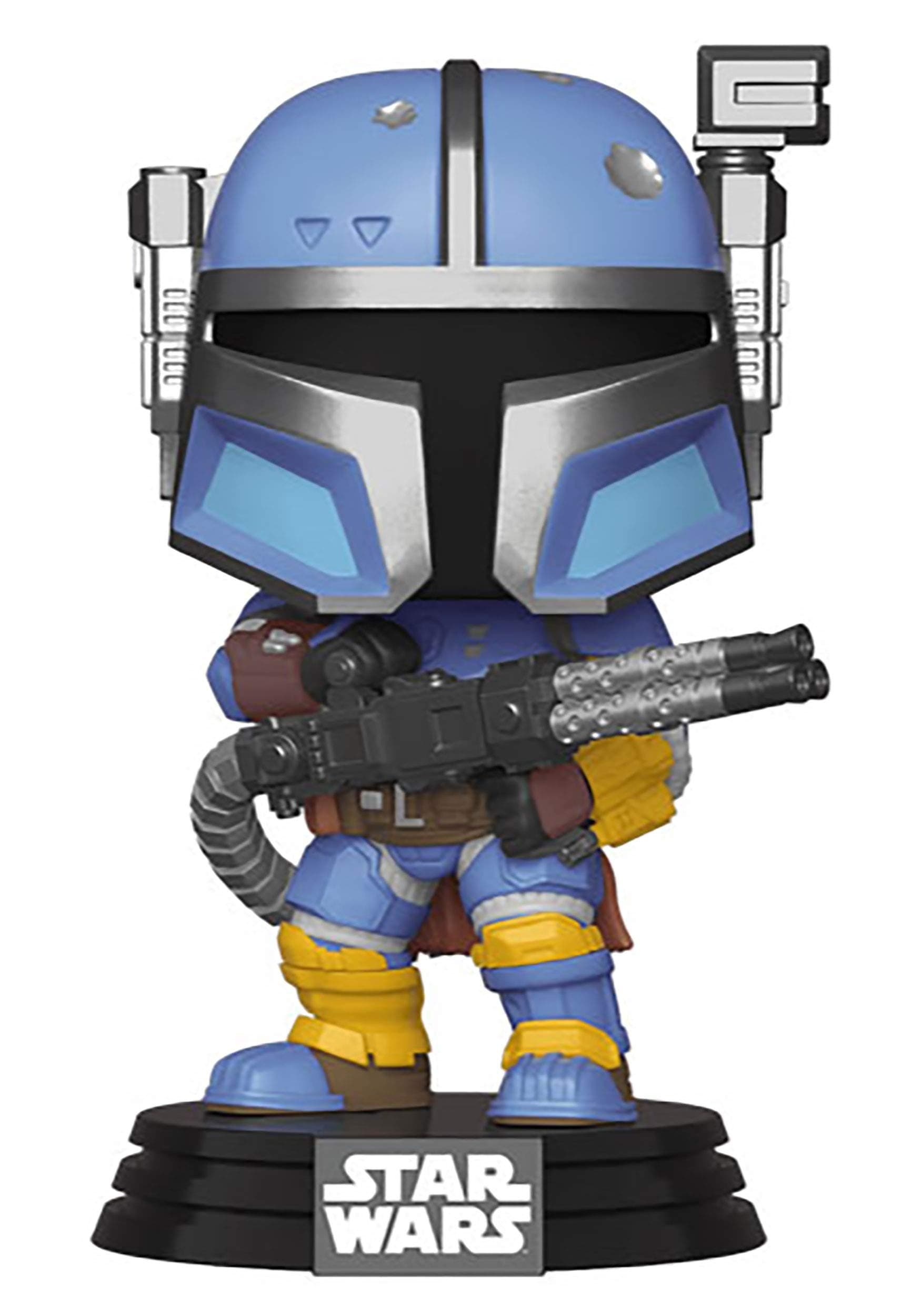Funko Star Wars: The Mandalorian Action Figure Heavy Infantry Mandalorian | 3.75-inch collectible toy for Star Wars fans - main product image