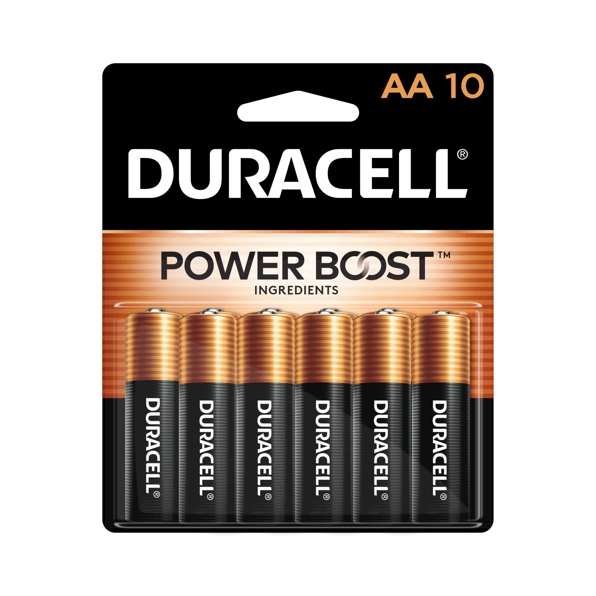 DURACELL Coppertop AA Batteries with Power Boost Ingredients, 24-Count | Long-Lasting Power for Everyday Devices - main product image