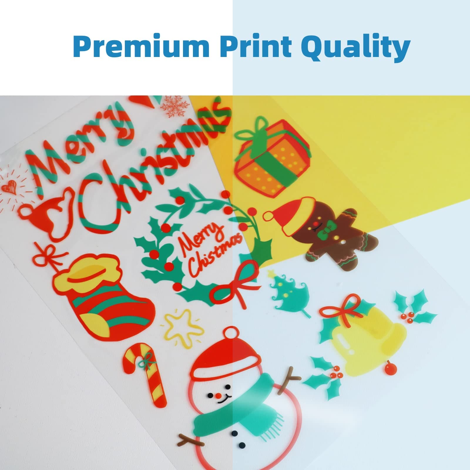 Uinkit Printable Transparency Film 8.5x11 Clear Sheets | High-Quality Inkjet Overhead Projector Film - view 9