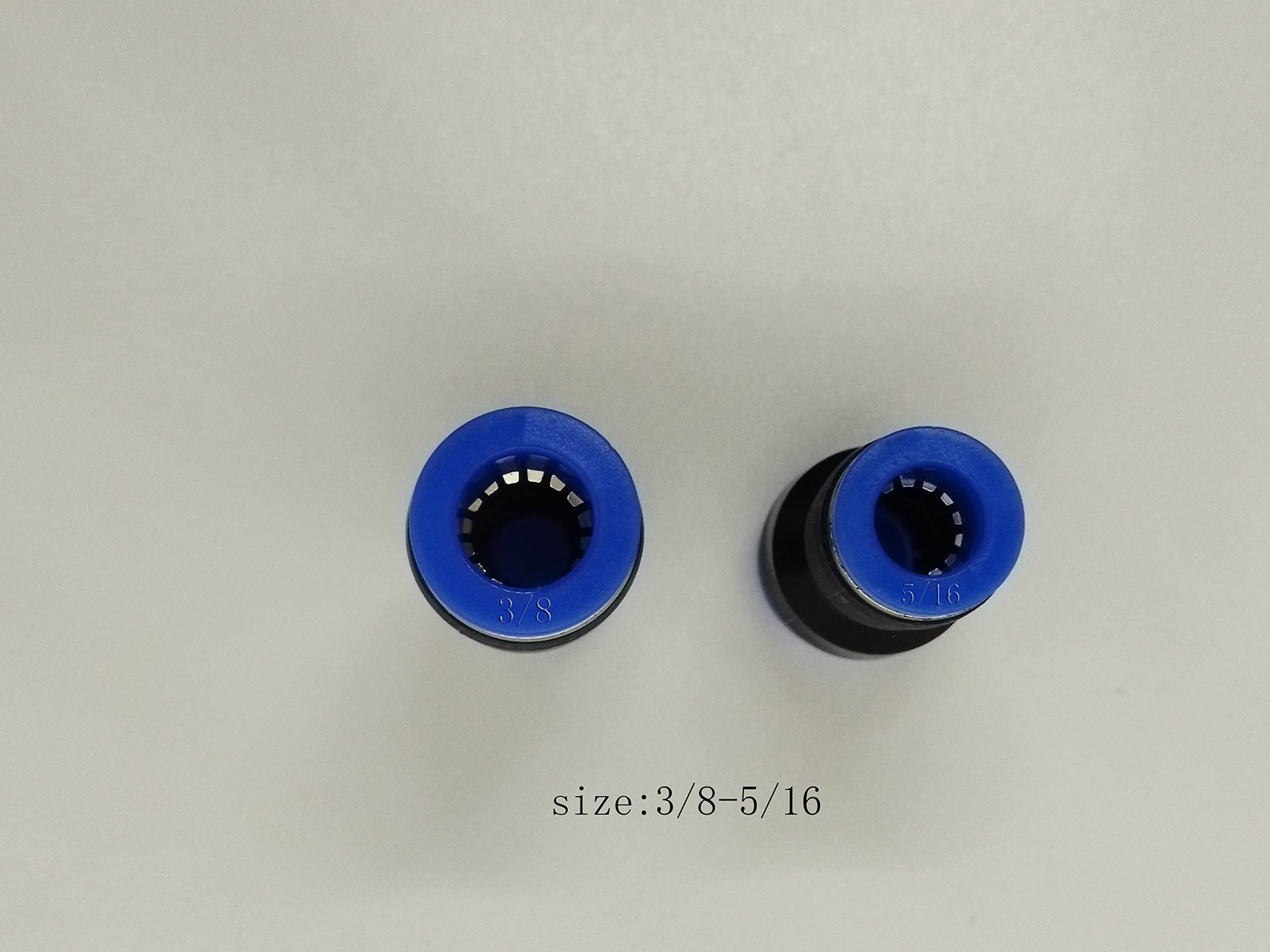 ROZESAZZ Pneumatic Quick Connect Fittings 3/8" OD x 5/16" OD | Easy to Install, Durable, Pack of 10 - view 2