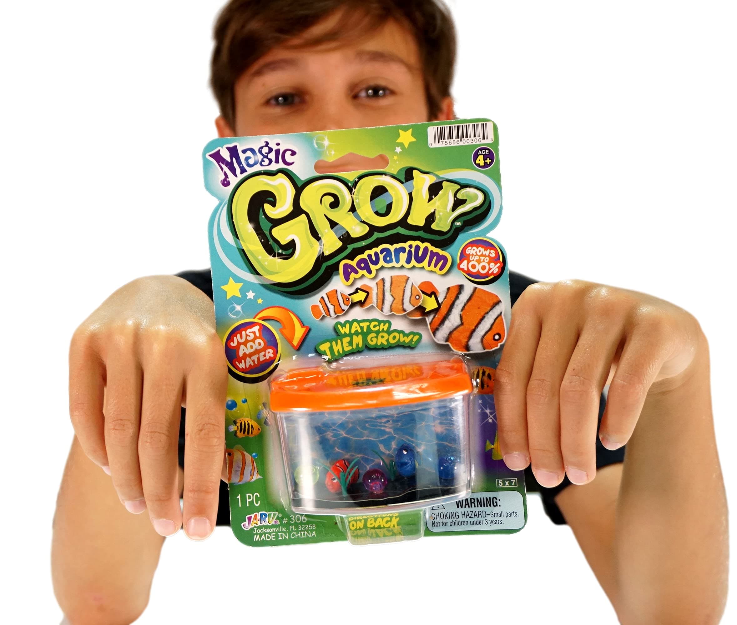 JA-RU Magic Growing Fish Aquarium Toy for Kids - 2 Packs | Educational Sea Creatures - view 5