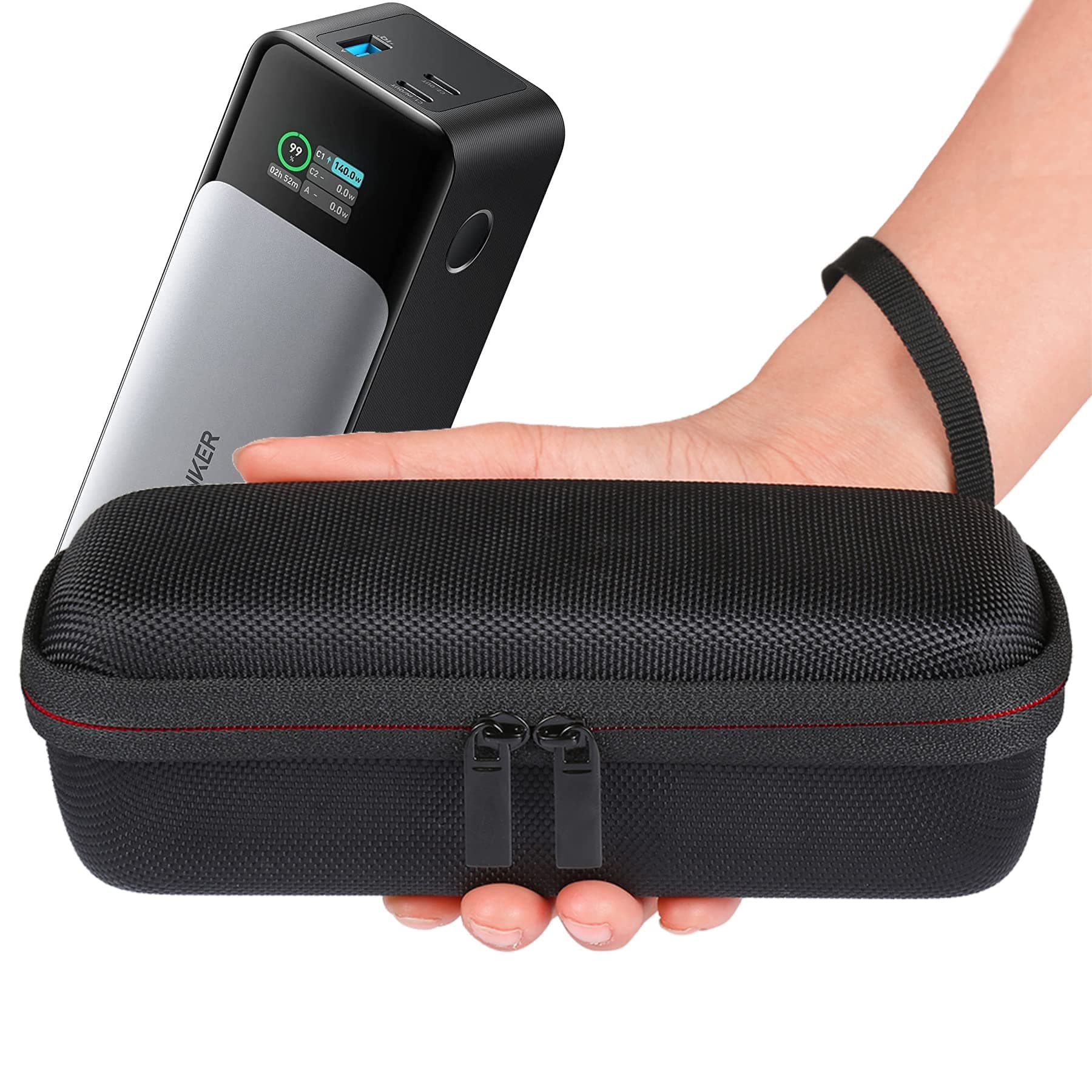 Hounyoln Hard Travel Case for Anker 737 Power Bank | Shockproof Waterproof EVA - view 3