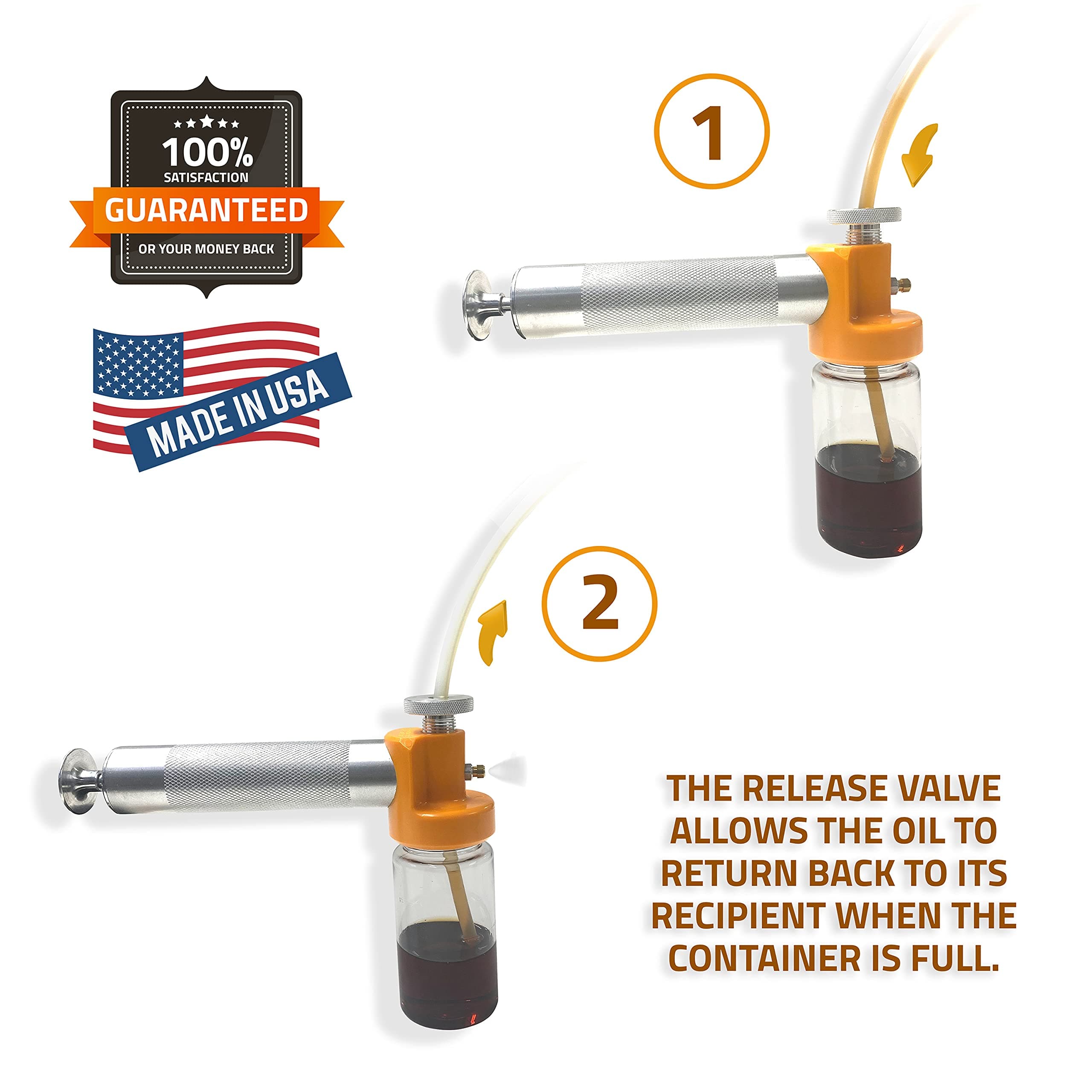 LUBEFLEX Oil Sampling Pump - Made in USA - Compatible with 5/16-inch Hose, 1/4-inch Hose & 3/16-inch Hose | Safer, Faster Oil Analysis - view 6