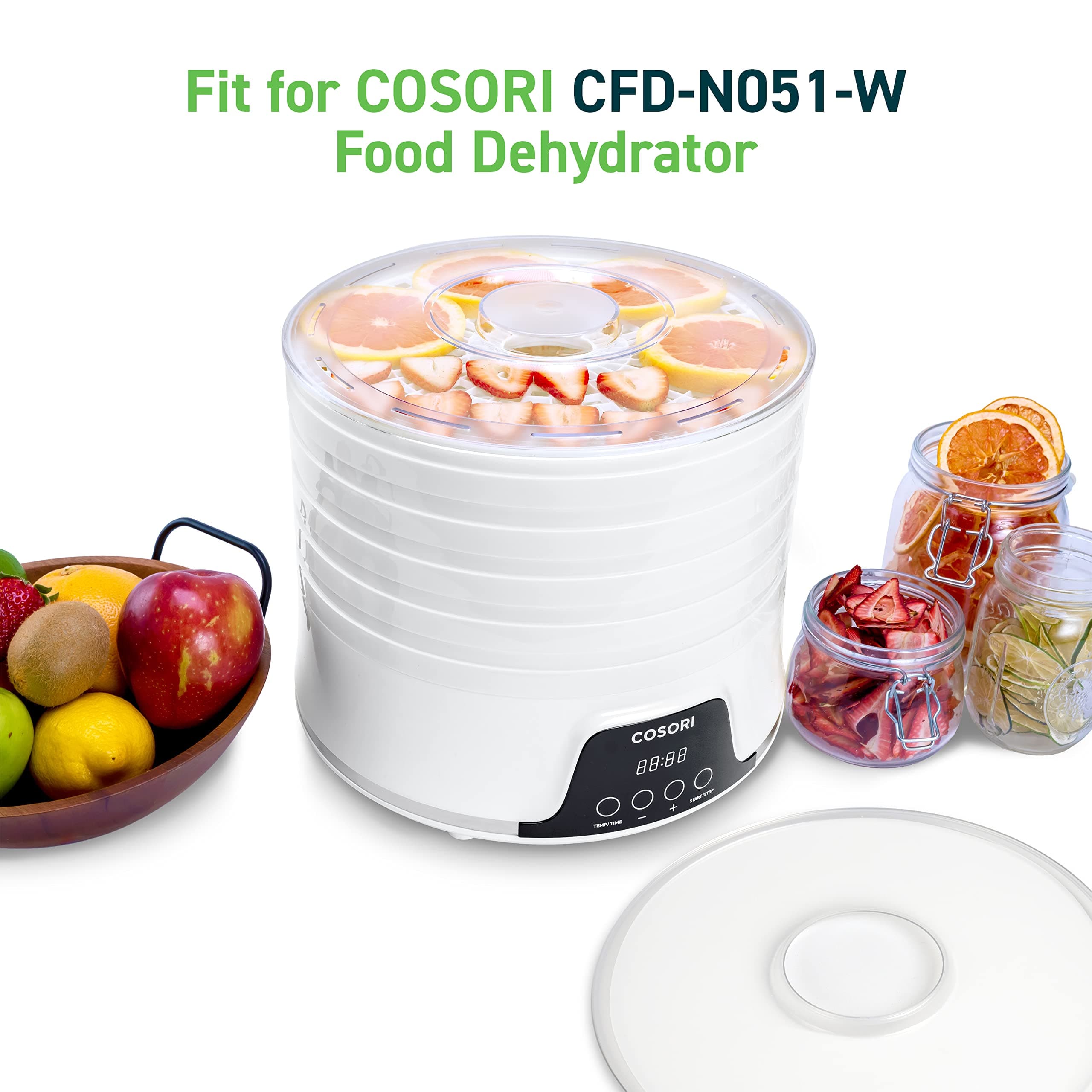 Cosori Food Dehydrator Fruit Leather Roll Sheets, 2 Pack | BPA-Free, 11.73 x 11.57 inches, Compatible with CFD-N051-W - view 2