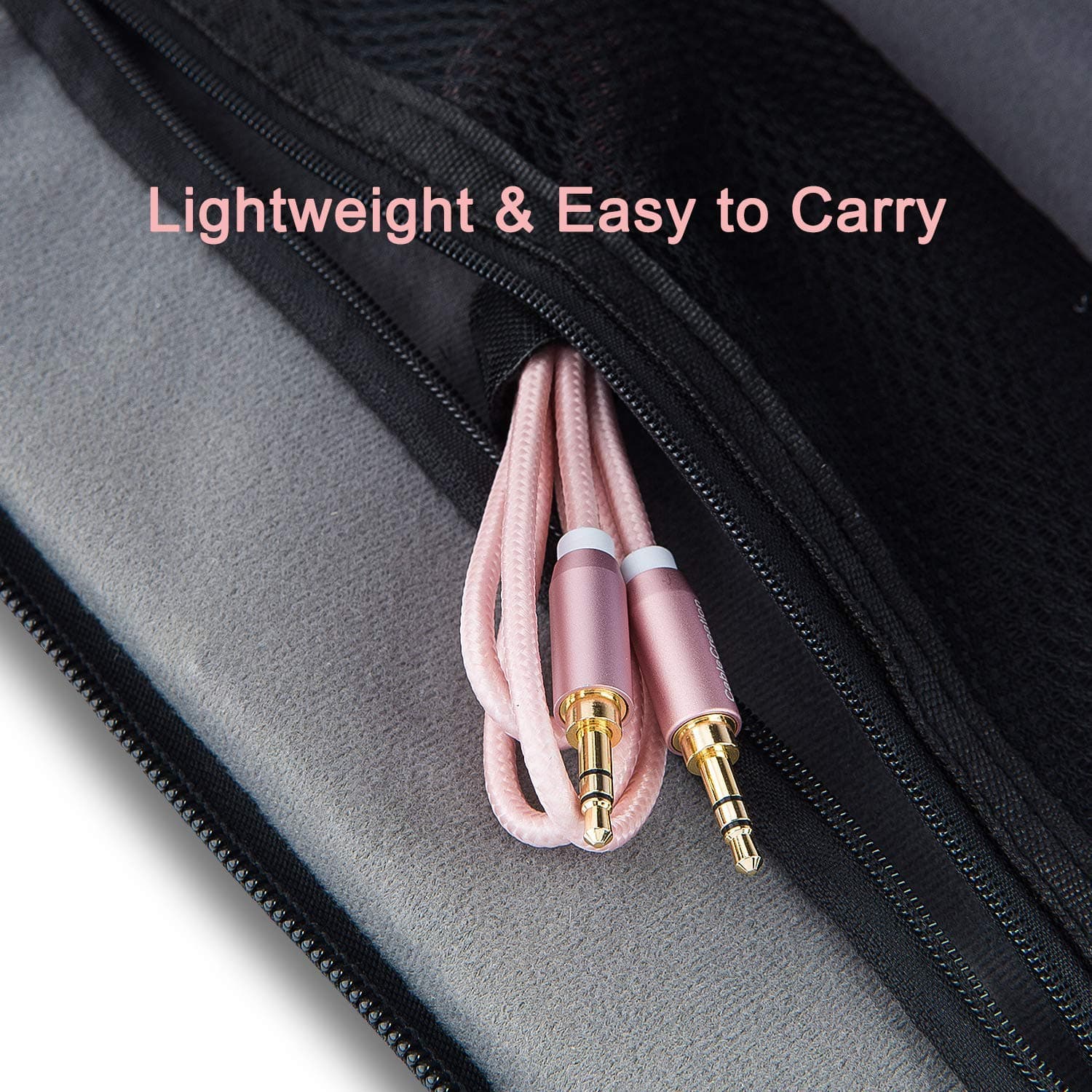 CableCreation Braided 3.5mm Audio Cable 6FT/1.8m | Stereo Aux Cable with Gold Plated Connectors - view 7