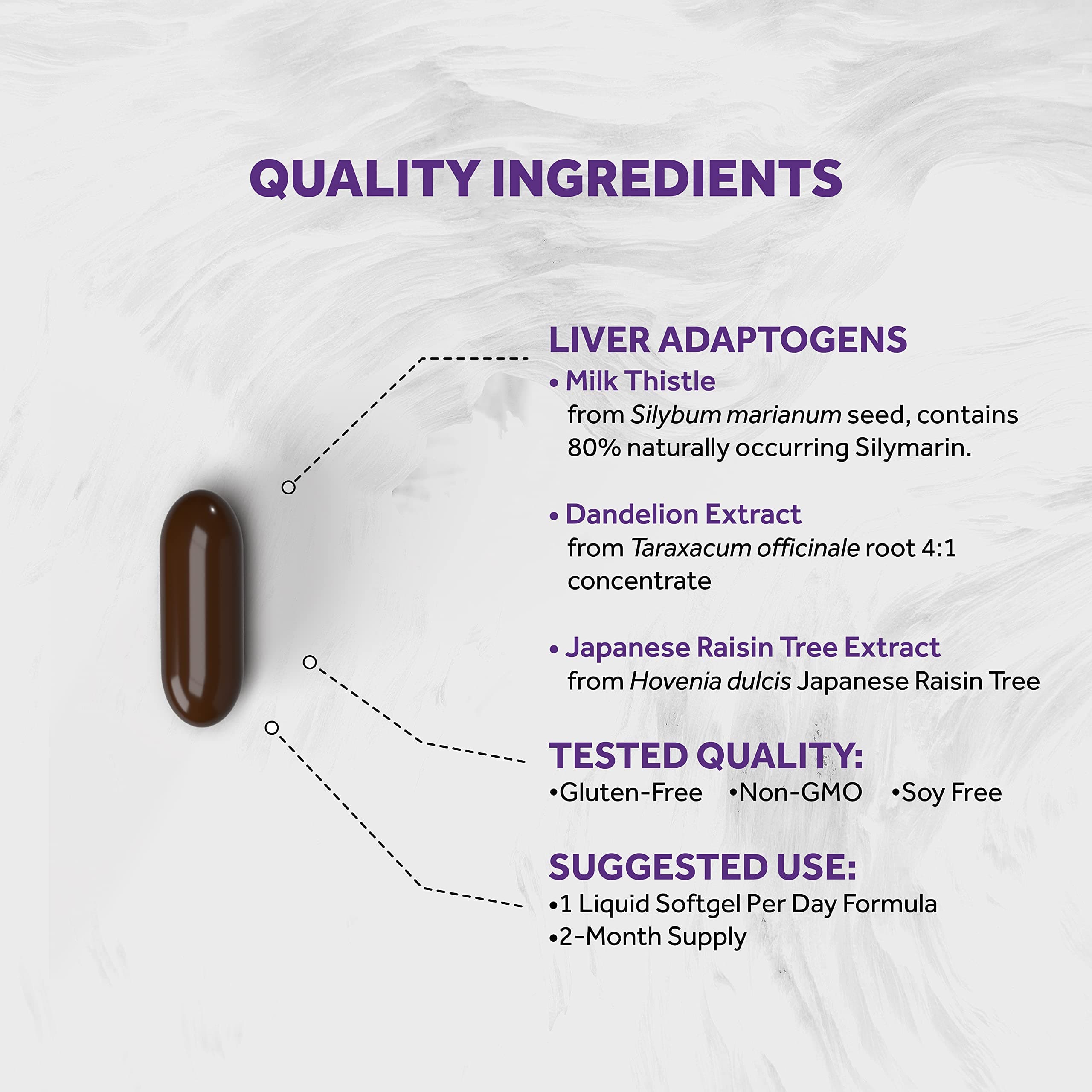 Naturalis Milk Thistle Liver Support 60 Softgels | Liver Support & Detox* - view 3