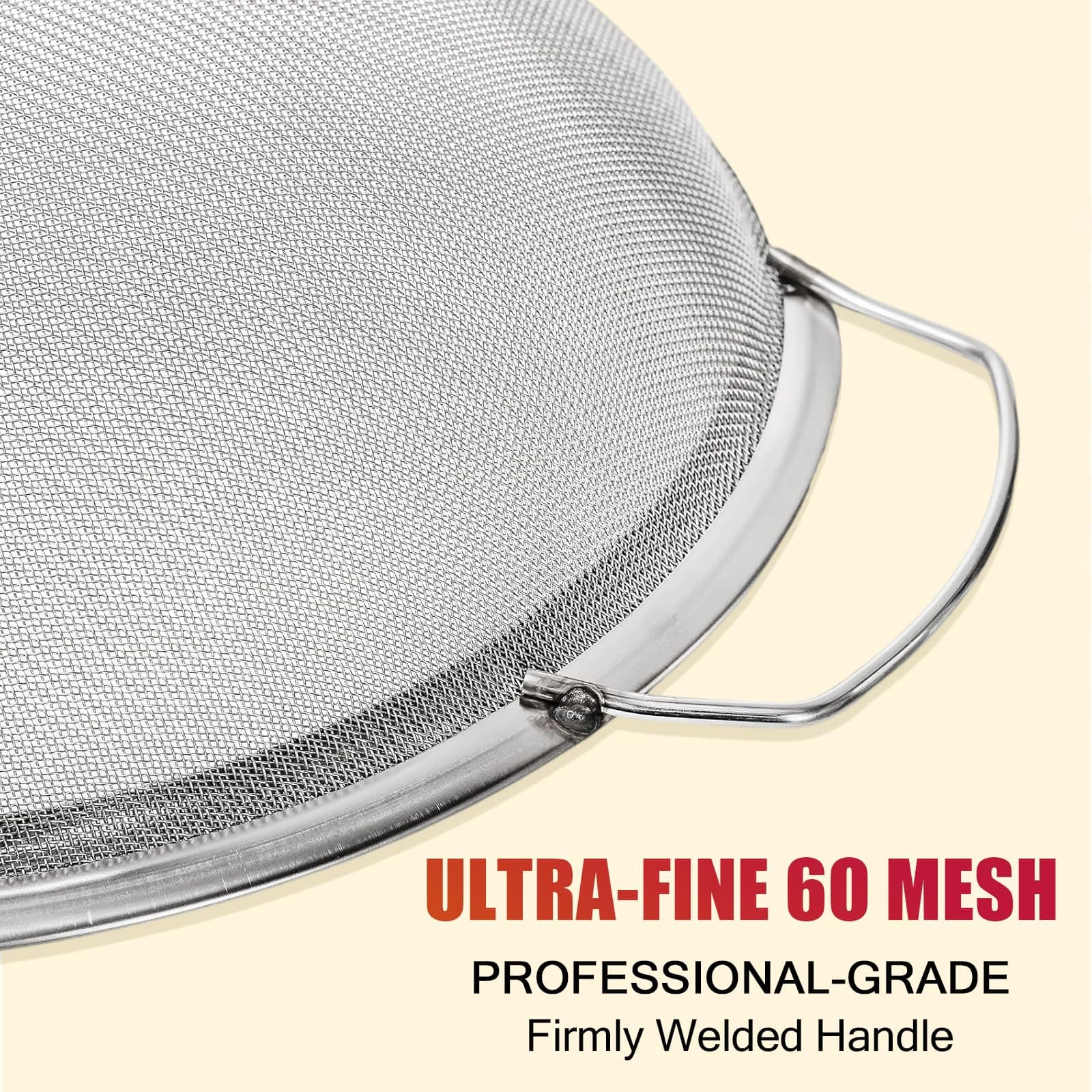 ZHUITU Fine Mesh Paint Strainer 60 Mesh Stainless Steel 5 Gallon Bucket | Ultra-Fine Filter for Paint & More - view 5