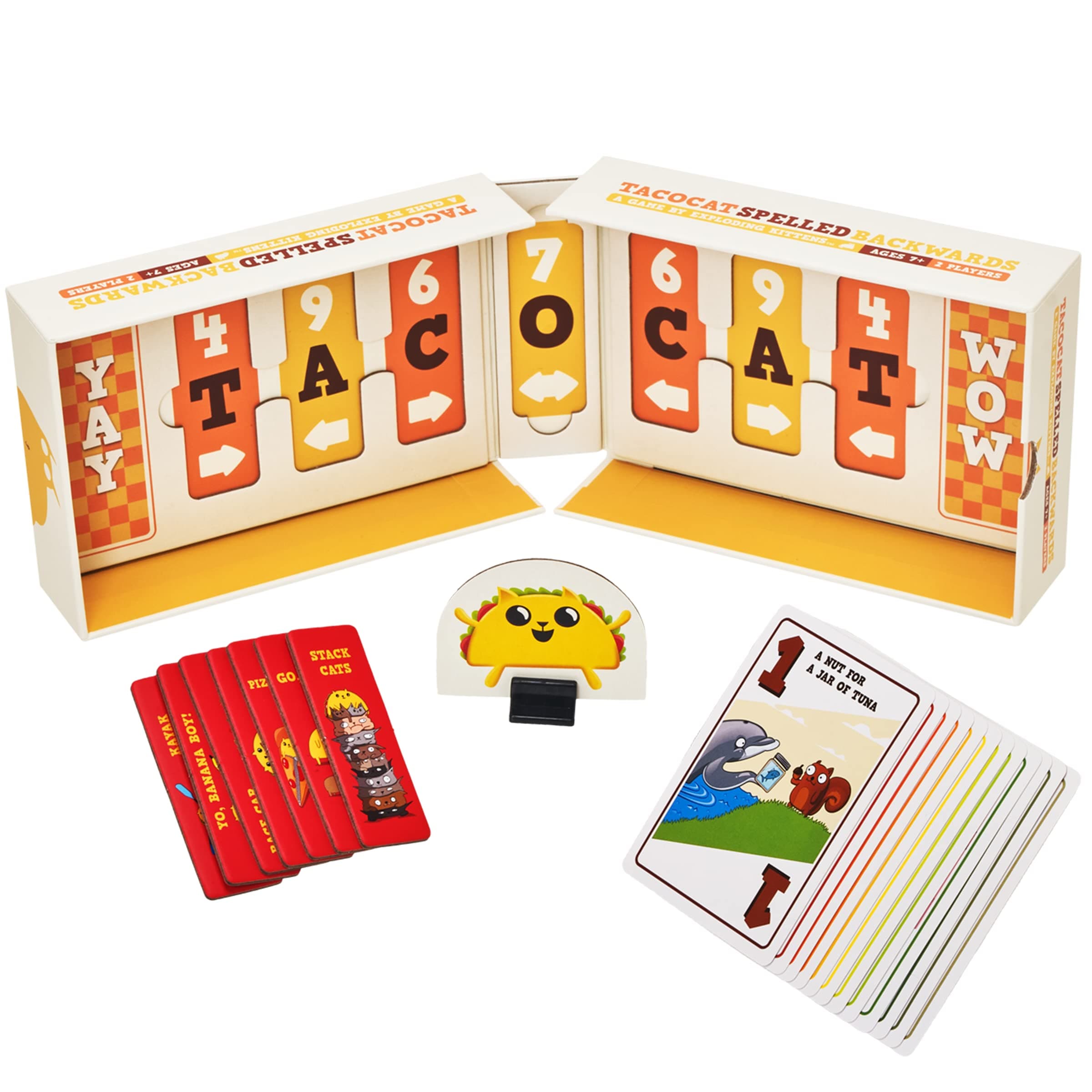 Exploding Kittens Tacocat Spelled Backwards 2 Players | Family Card Game for Kids & Adults - view 4