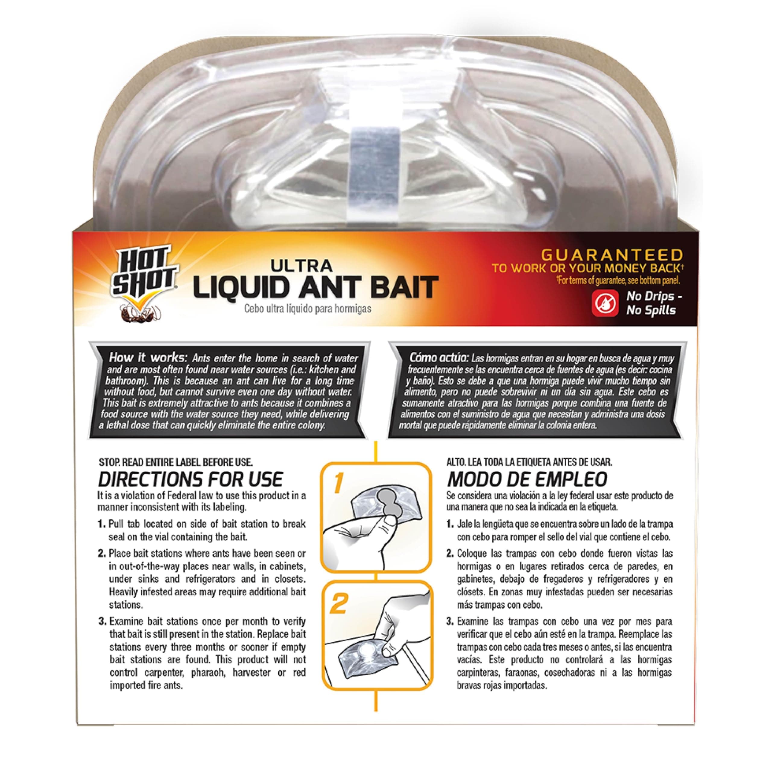 Hot Shot Ultra Liquid Ant Bait 4 Count | Kills Queen & Colony in 24 Hours - view 8