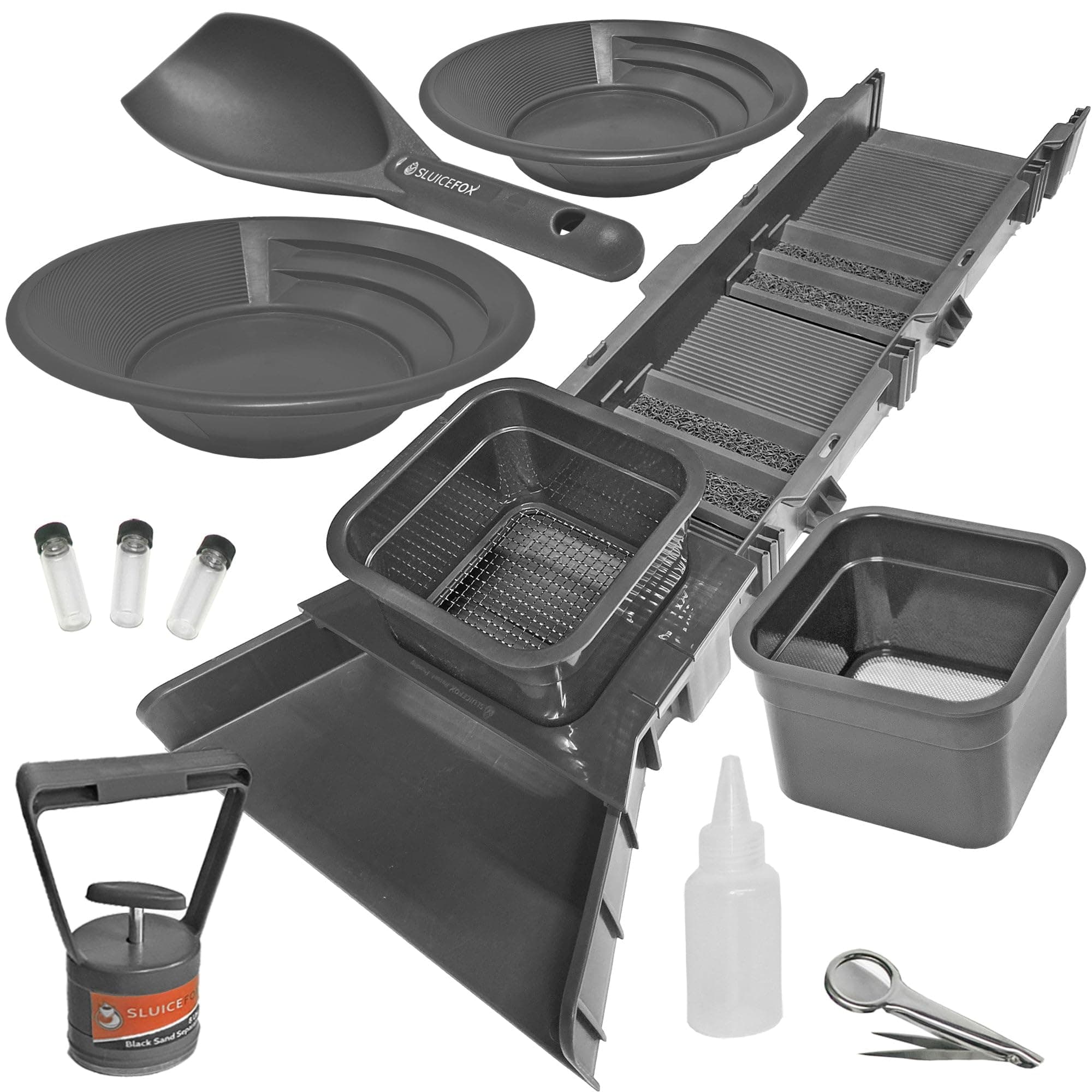 Sluice Fox Gold Camping Equipment | Compact Portable Sluice Box & Classifier Pans - main product image