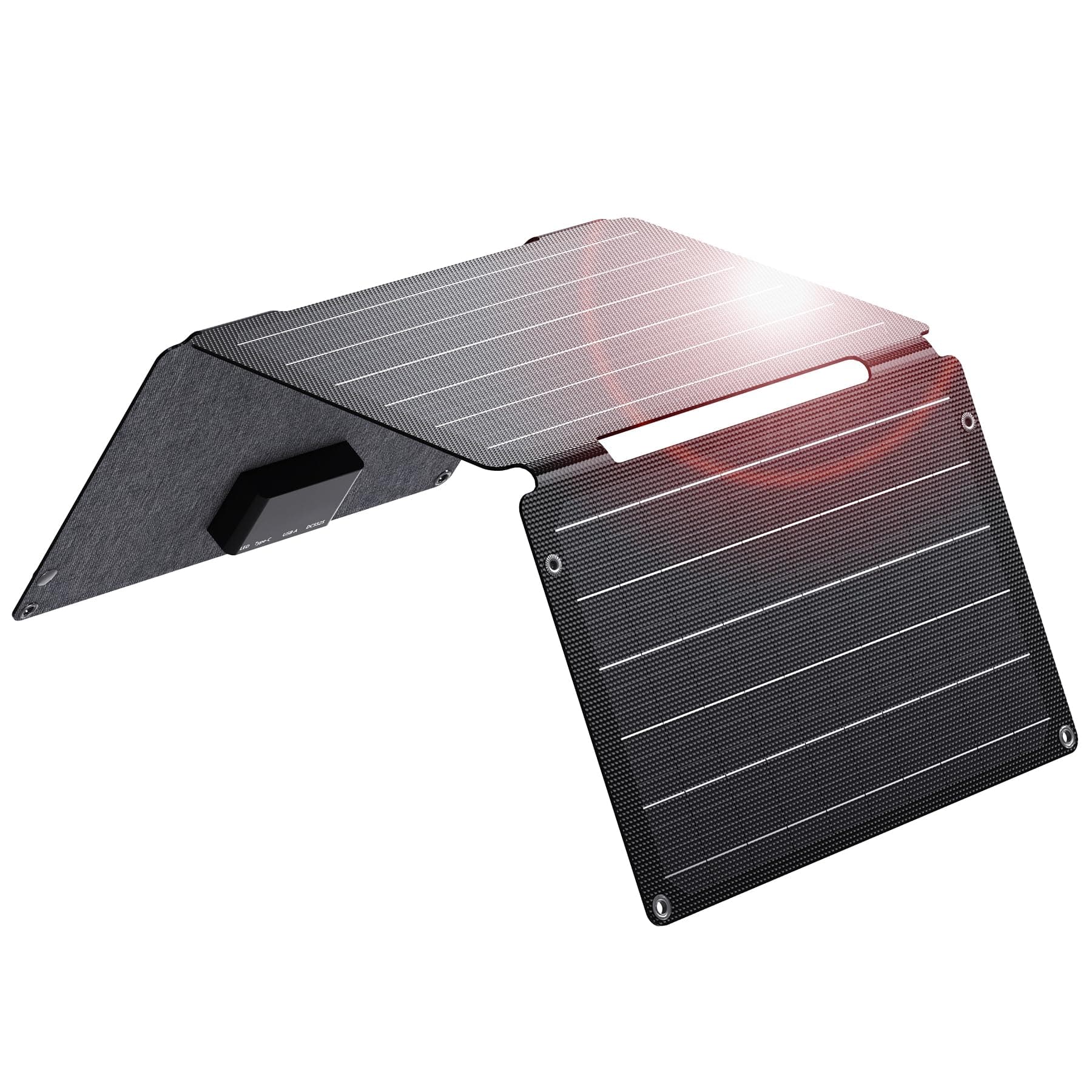 BigBlue 30W Solar Charger with USB-A, USB-C & DC Ports | IP68 Waterproof, Portable - main product image